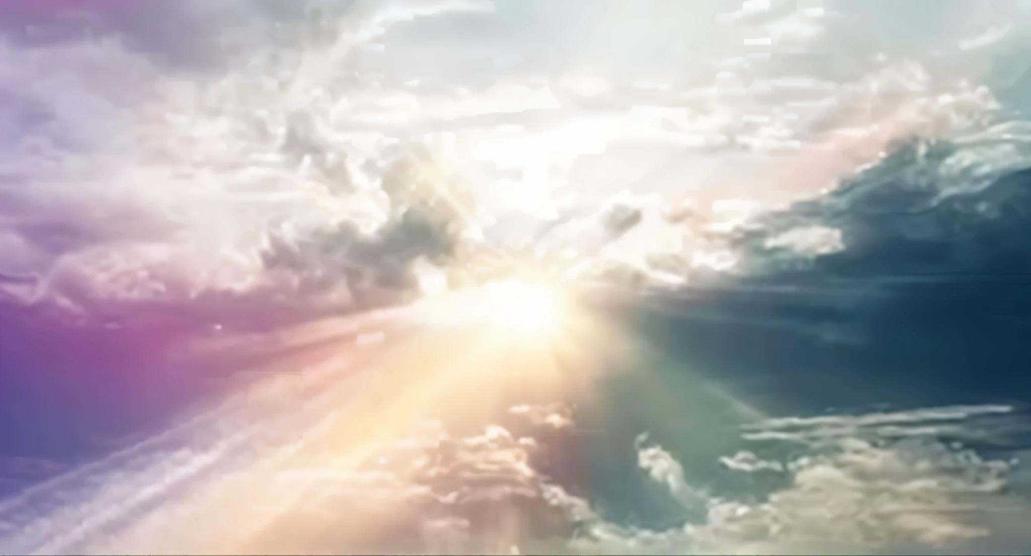 Image of Arafed with the bright sun shining through the clouds, luminous sky heaven background, heavenly light, Visible sky and sunny atmosphere, Bright Lights of Heaven, heaven background, 非常に詳細なgod光線, In the clouds illuminated by the heavenly sun, god&#39;Sun rays, heavenly atmosphere, heaven on earth, god raise, god - 光, the sun shining through the clouds, background sky