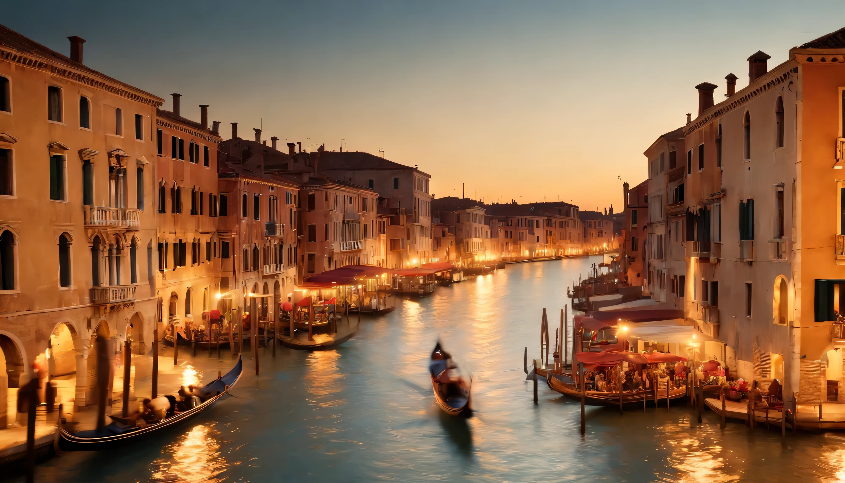 (Highly detailed CG Unity 8k wallpaper、masterpiece、highest quality、Super detailed)、(best lighting、best shadow、very delicate and beautiful)、highest quality、8k、Detailed facial depiction、masterpiece、highest quality、clear image quality、
Photo of Venice's canals and waterways seen from the train window。