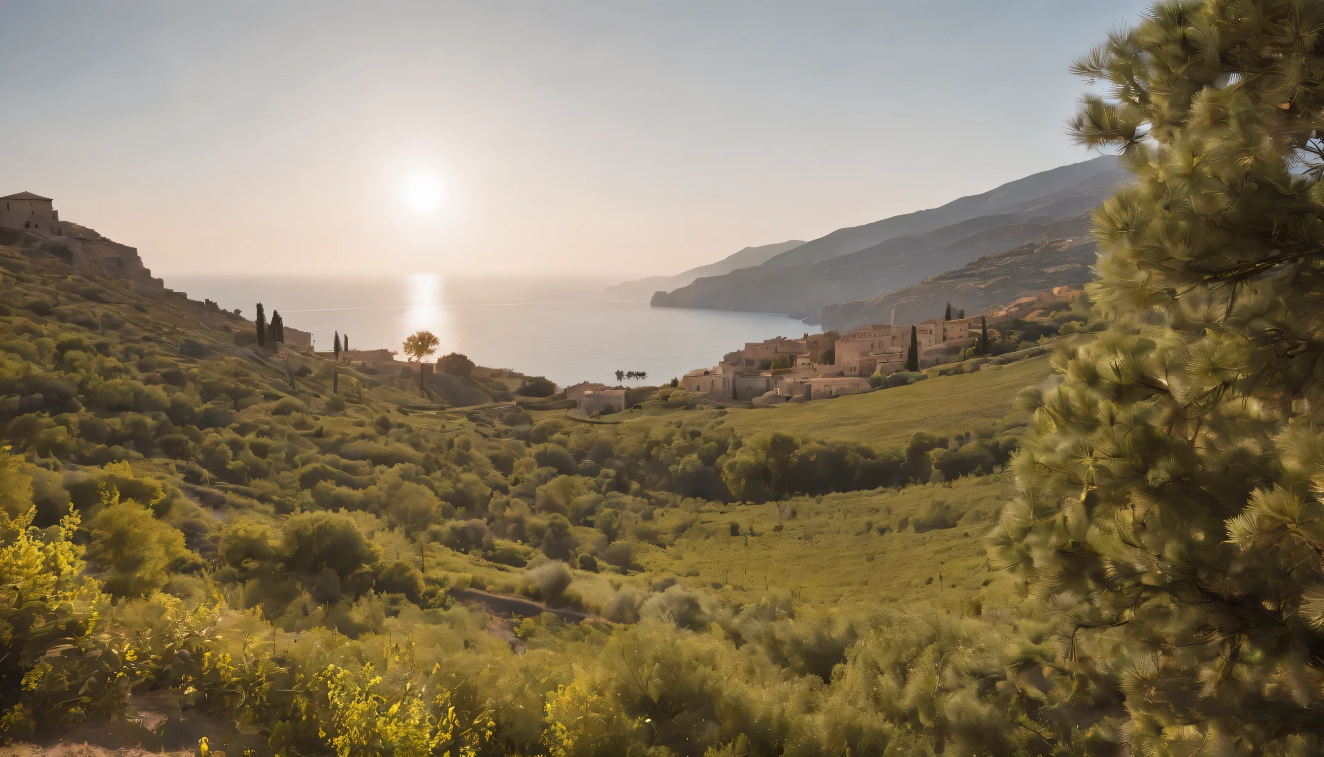 (Highly detailed CG Unity 8k wallpaper、masterpiece、highest quality、Super detailed)、(best lighting、best shadow、very delicate and beautiful)、highest quality、8k、Detailed facial depiction、masterpiece、highest quality、clear image quality、
Photo taken from the train window in Sicily'Mount Etna and the beautiful coastline of the Mediterranean Sea。