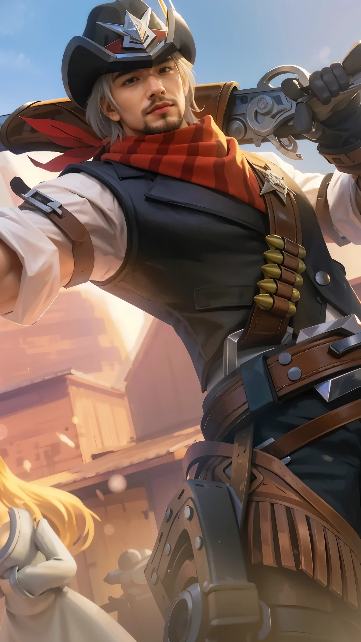Best quality, masterpiece, detailed skin texture, detailed clothes texture, detailed face, super detail, 8k, intricate detail, 1 boy, The color doesn't change, Muscle guy, 1 guy