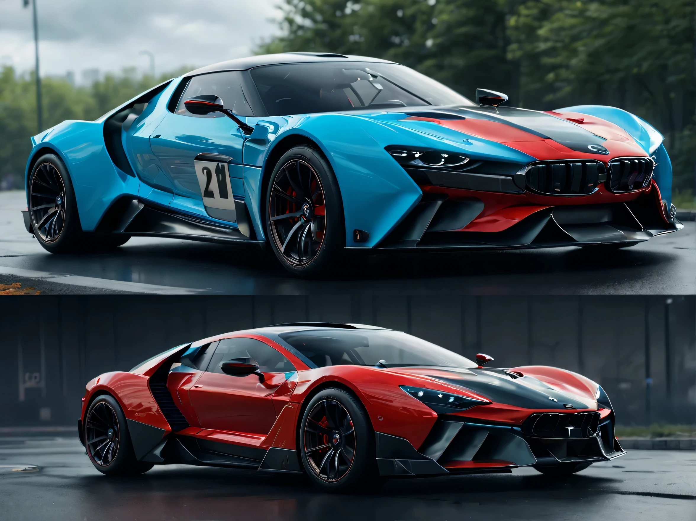 (masterpiece, highest quality, hire, High resolution:1.2), (very detailed, realistic, intricate details, High resolution), car of the future, low height, wide, Fly, convertible, 4 door car driving at high speed,
