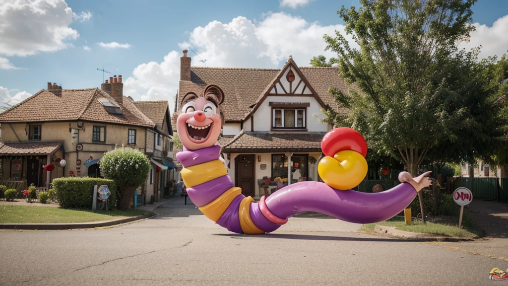 In the whimsical town of Chuckleville, where laughter was the currency of the realm, lived a peculiar character named Wiggles the Wacky Worm