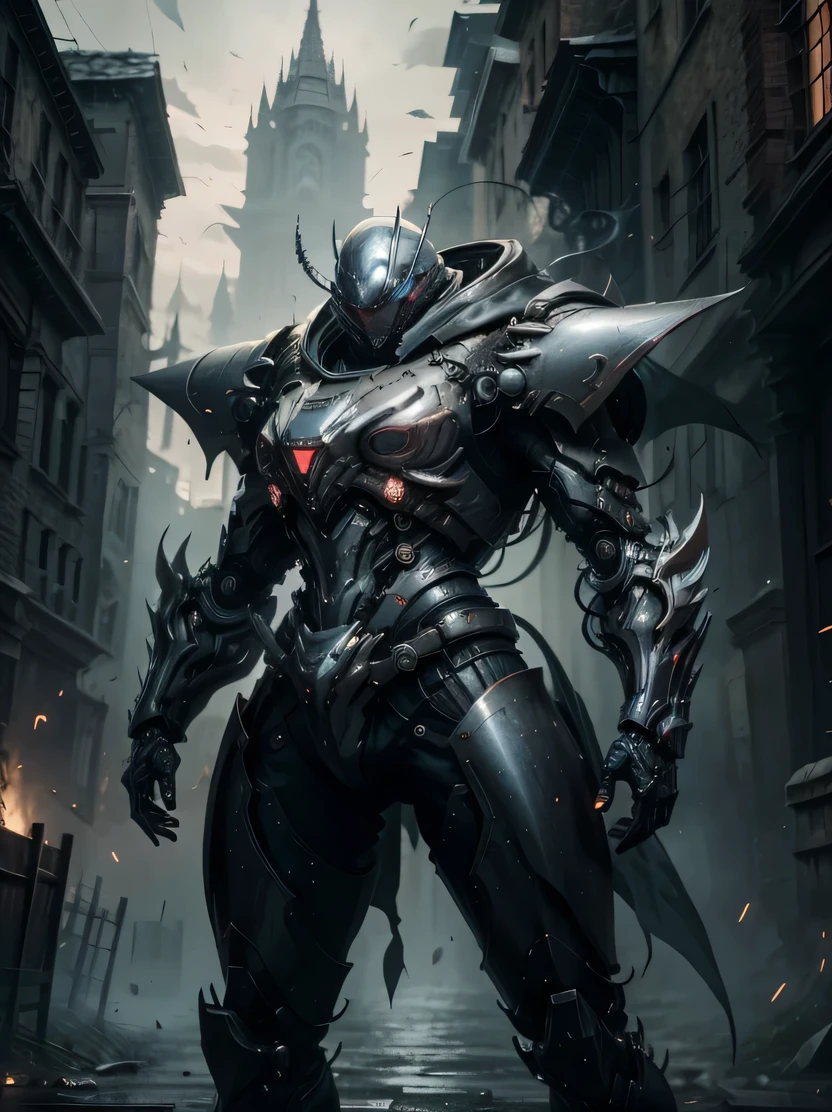 ((masterpiece、highest quality、Super detailed、High resolution、sharp focus、cinematic lighting))、bust shot、((future girl、Mecha armored girl))、short hair、Bewitching、thighs、has a big tail、highly detailed eyes and face、beautiful eyes、mechanical joint、futuristic city background、(planet wallpaper、battle of the predators)、stylized beauty、anatomically correct、battle pose、view audience、bloodborne