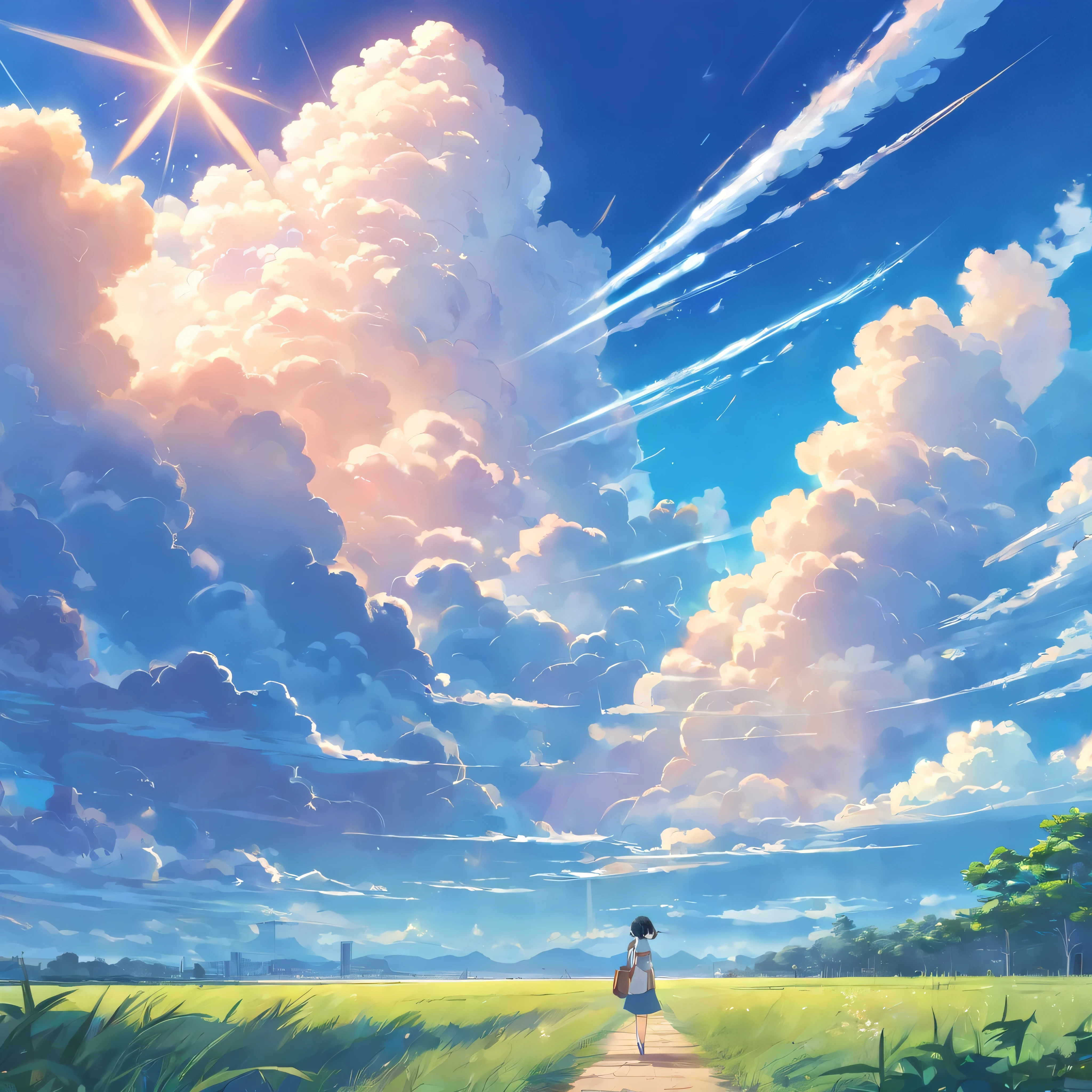 blue sky、Cumulonimbus cloud