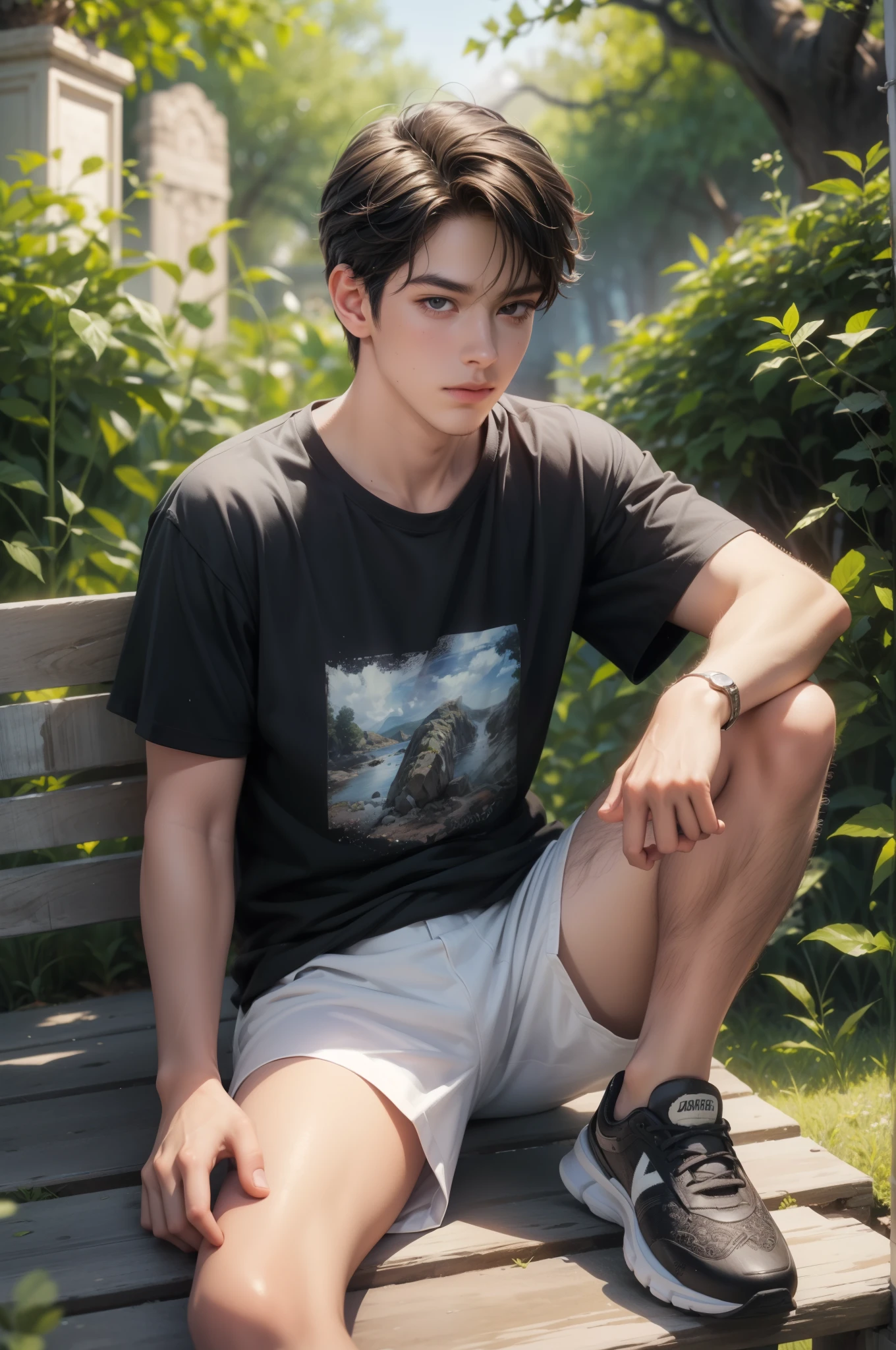 best quality, masterpiece, amazing work, intricate details, linear lighting, ultra detailed, clear face, perfect face, lenient eyes, detailed scenery background