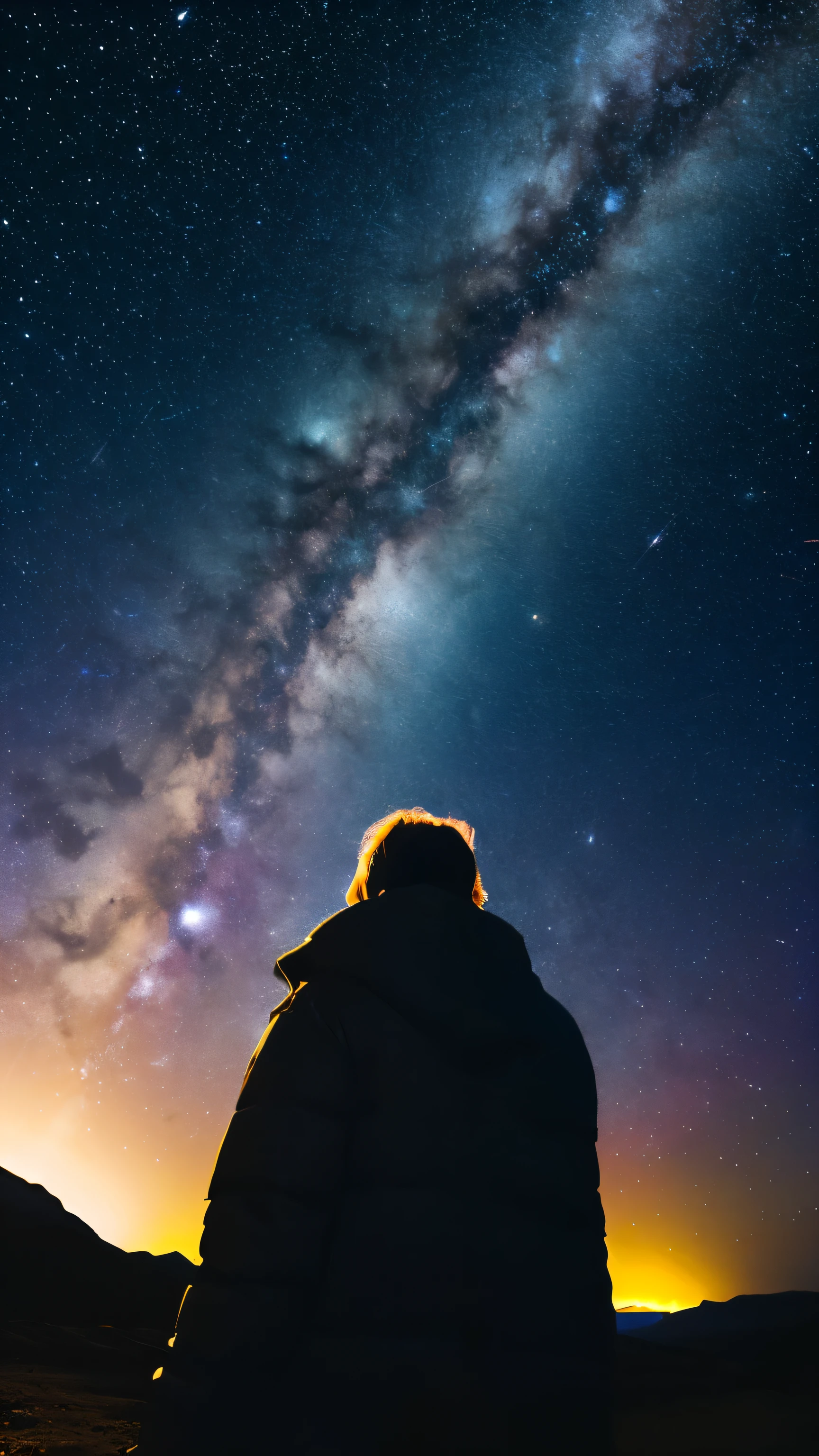 universe Earth light shooting star