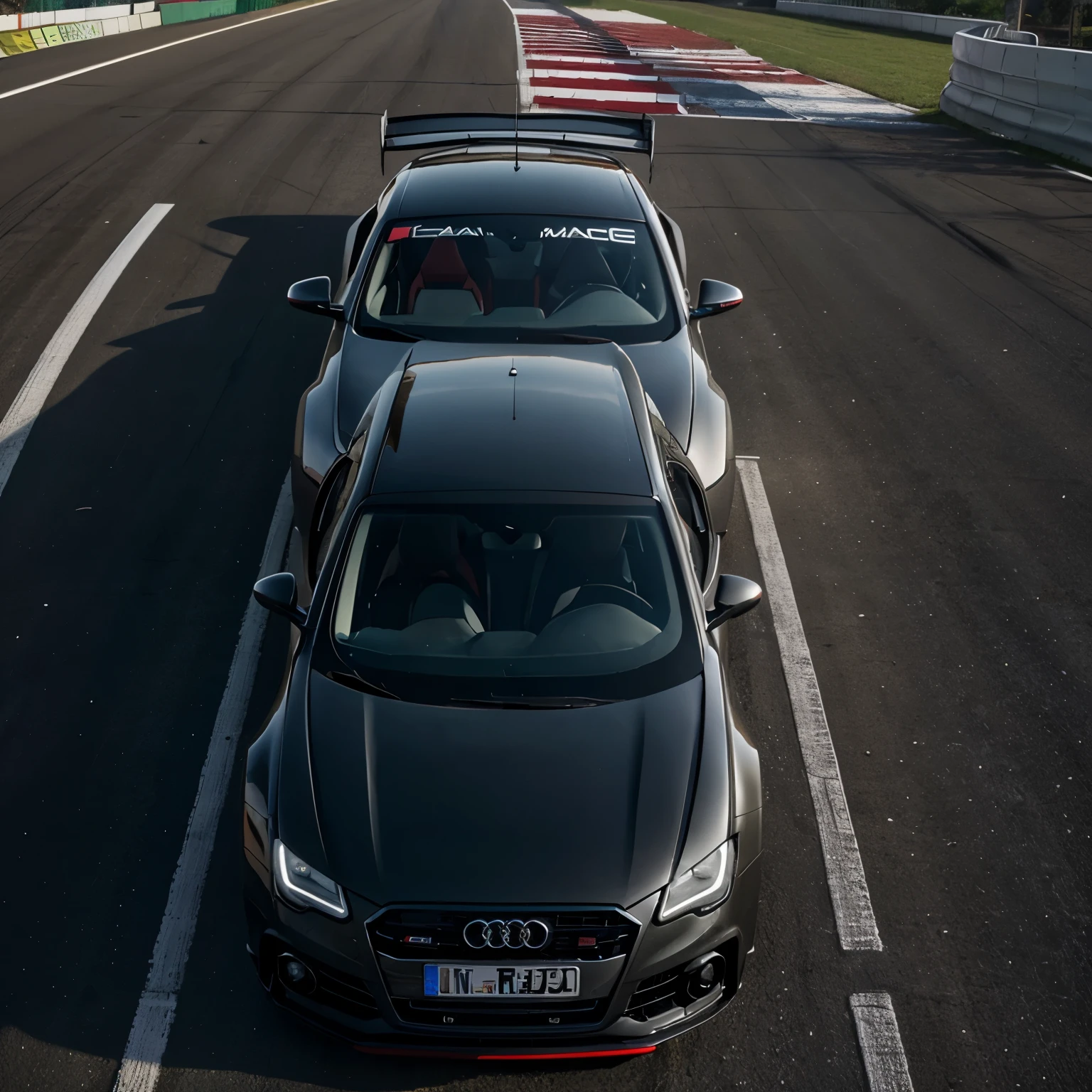 Advance car Audi rr on race