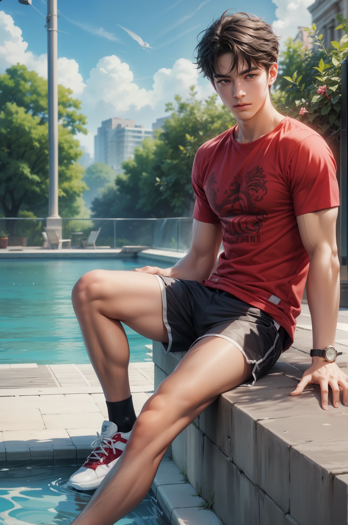 (Anime), (Best quality, masterpiece, full of details), ultra HD, handsome boy