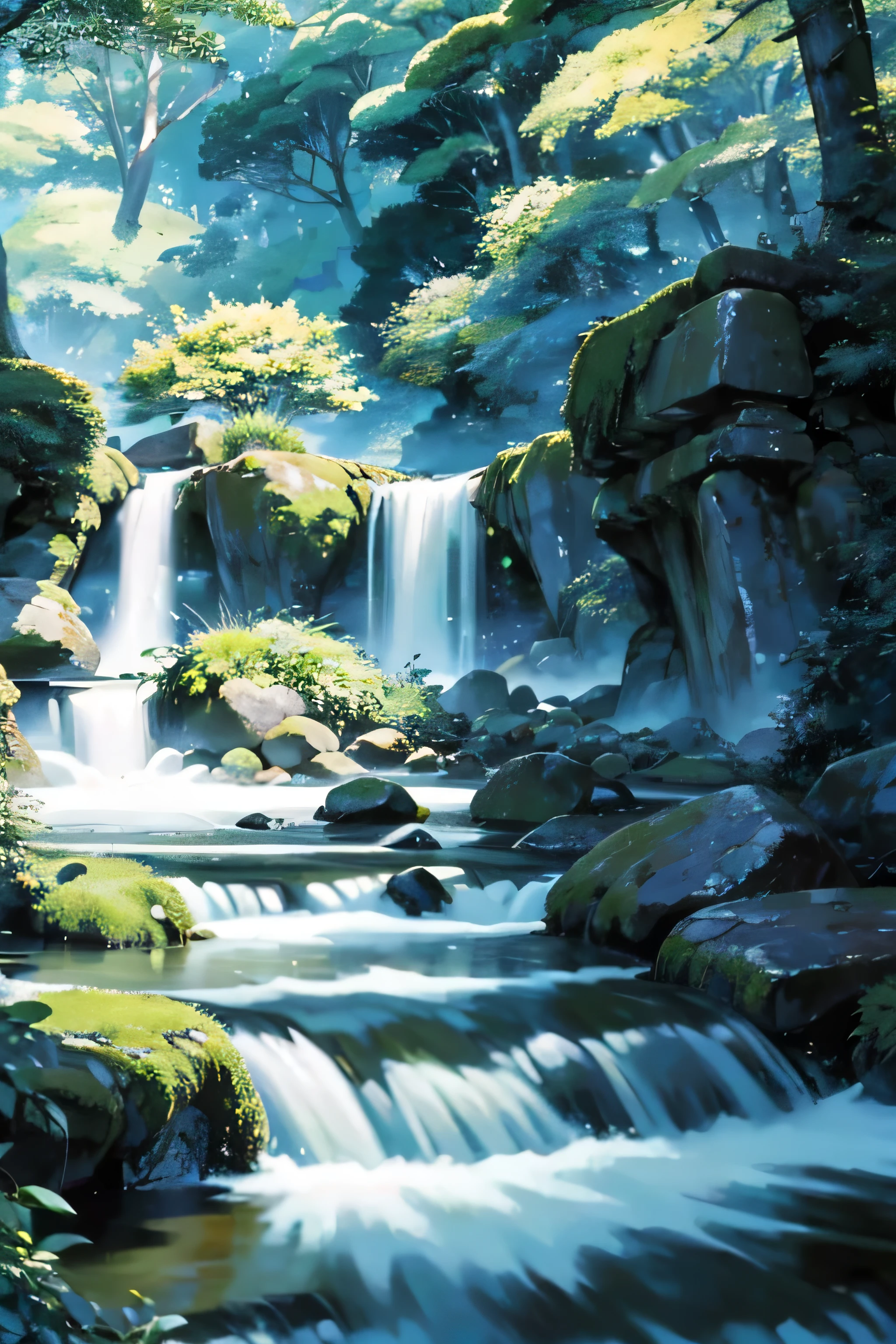 Obra maestra, calidad superior, high resolution, impresionante,
Kagome Higurashi, Una joven de largo cabello negro y cautivadores ojos marrones., se encuentra en medio de los impresionantes paisajes de la naturaleza. The picturesque scene is adorned with a meandering river flowing gracefully through the majestic mountains.. Lush vegetation, plantas vibrantes, y delicadas flores rodean a Kagome, creando una mezcla armoniosa de colores y aromas. La imagen capta la esencia de la tranquilidad y la serenidad., Transporting viewers to a world where the beauty of nature is at its peak.. It is a visual masterpiece that shows the impeccable quality and attention to detail., making it an ideal candidate for a impresionante wallpaper or an official artwork.