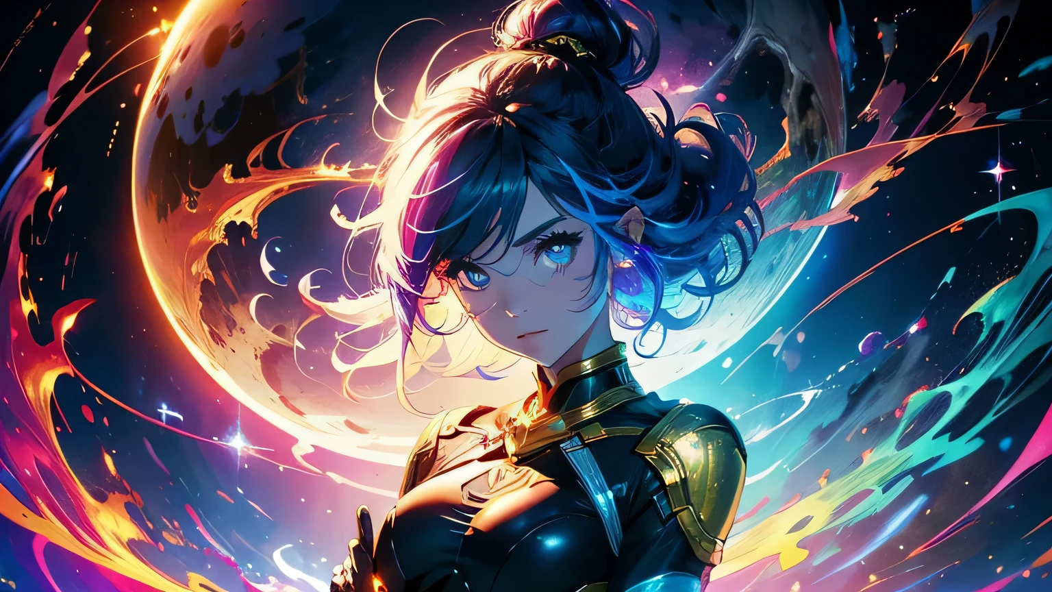 nsfw, full body <lora:extremely_detailed:1.25> extremely detailed, (masterpiece), best quality, highres, 4k, 8k, intricate detail, cinematic lighting, amazing quality, amazing shading, soft lighting, 35mm, analog style, a realistic photo, film grain, (photorealistic:0.6), taken by a canon eos r5, Detailed Illustration, official artwork, anime style, wallpaper, official art, ultra detailed skin, ultra detailed face, perfect eyes, small skin imperfections, 1girl, Fishtail braid, medium boobs, Petite body, silver eyes, Maroon hair, celestial dreamscape where a goddess-like figure is surrounded by swirling galaxies and constellations, her presence illuminating the cosmic expanse with radiant elegance