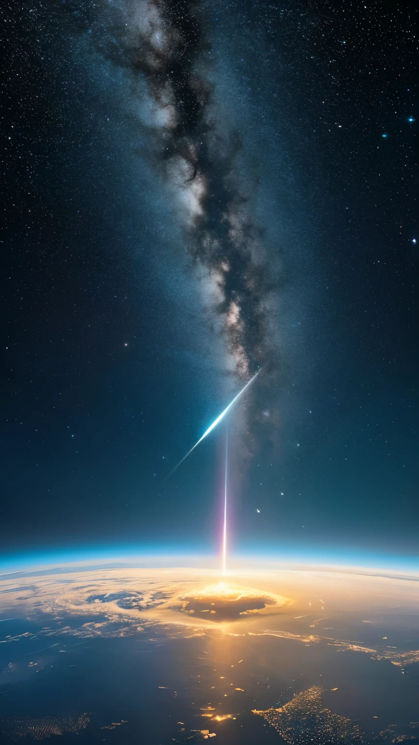 universe Earth shooting star Light