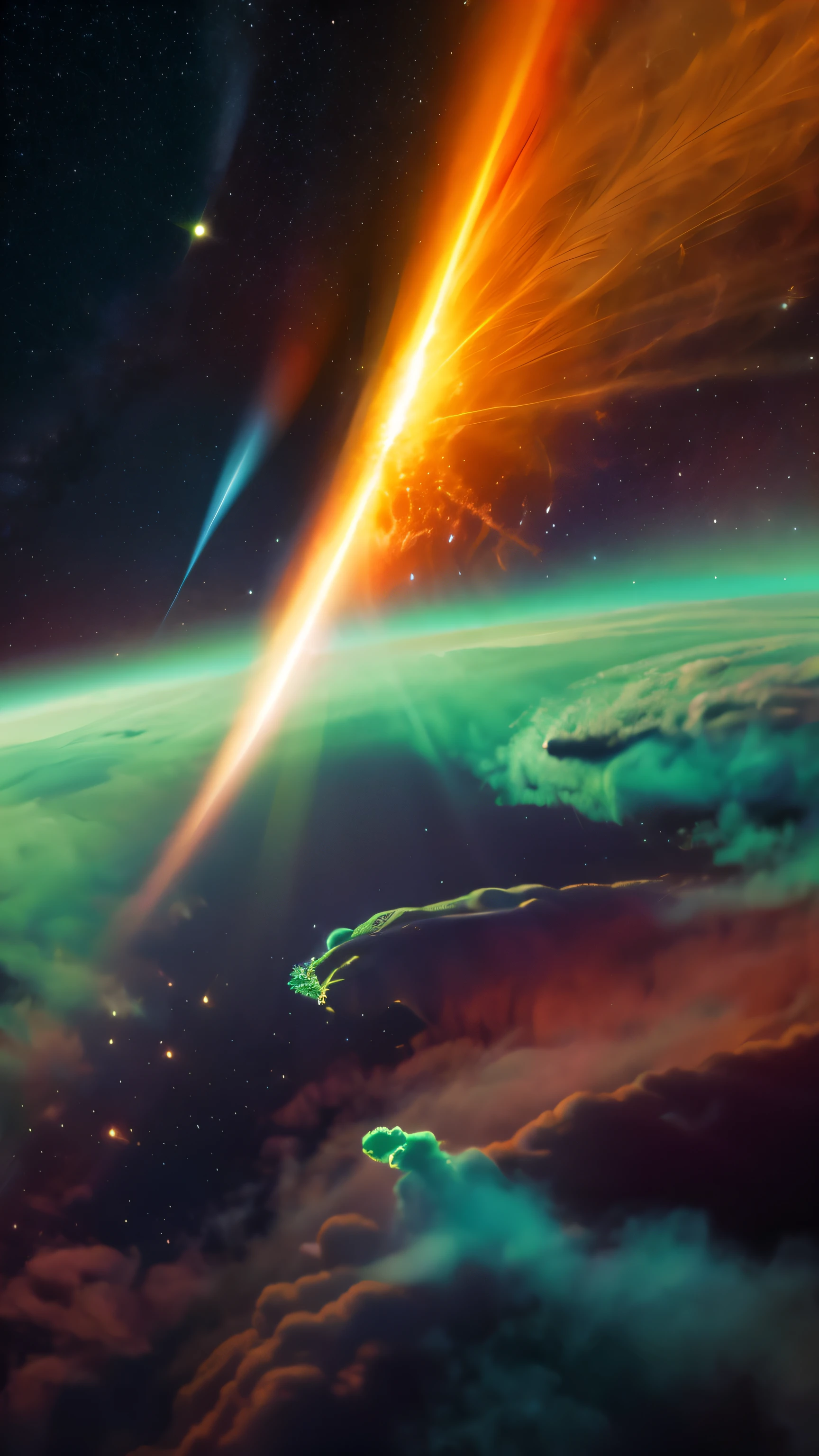 supernova　light　meteor