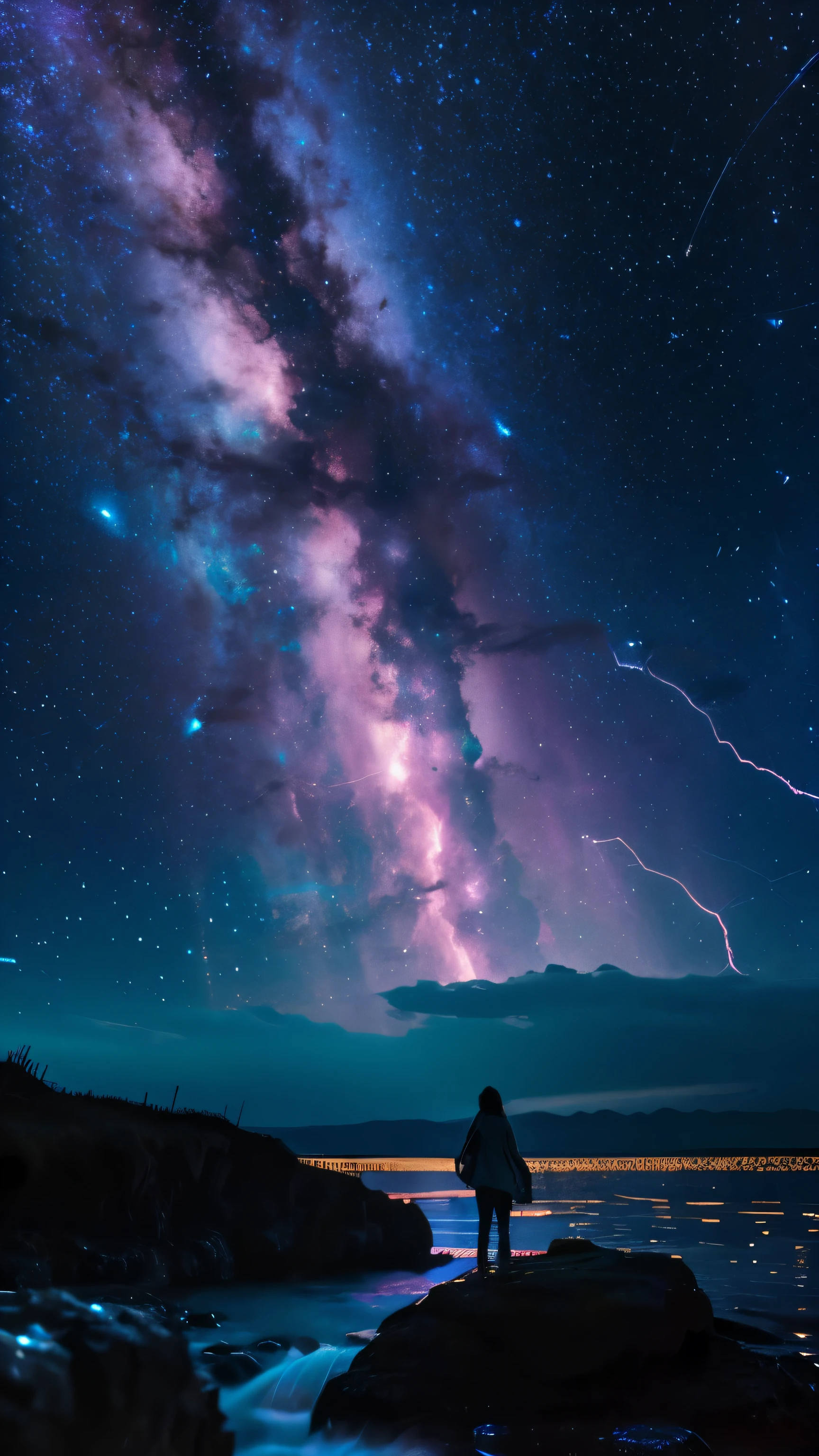 supernova　universe　lightning