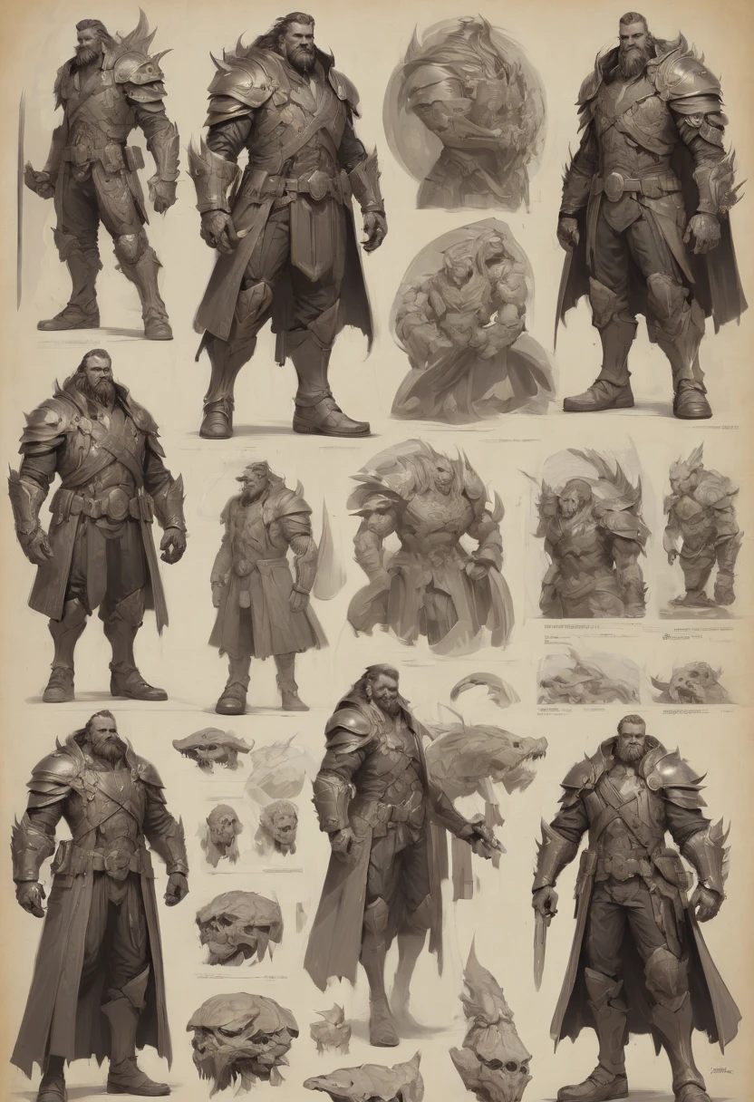 character design sheet by Alex Petruk, best quality, masterpiece, Representative work, official art, Professional, Ultra intricate detailed, 8k