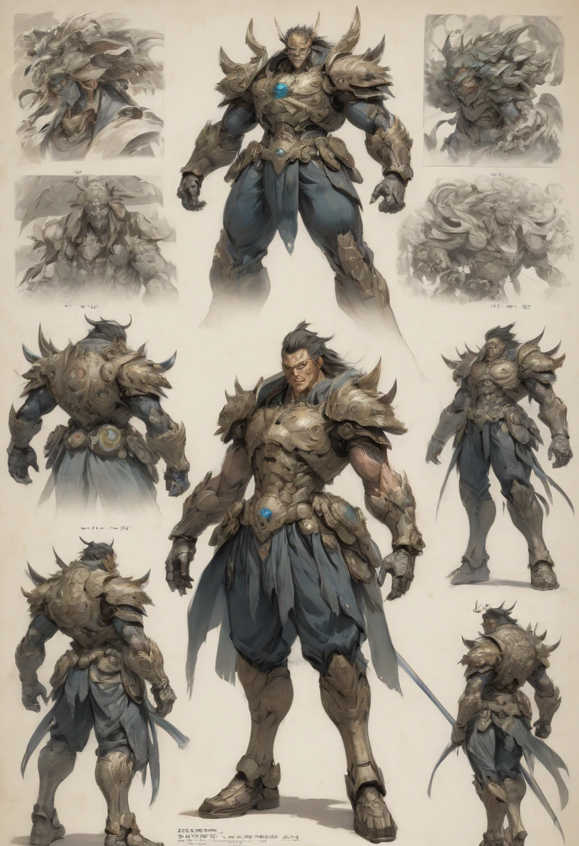 character design sheet by naoki ikushima, best quality, masterpiece, Representative work, official art, Professional, Ultra intricate detailed, 8k