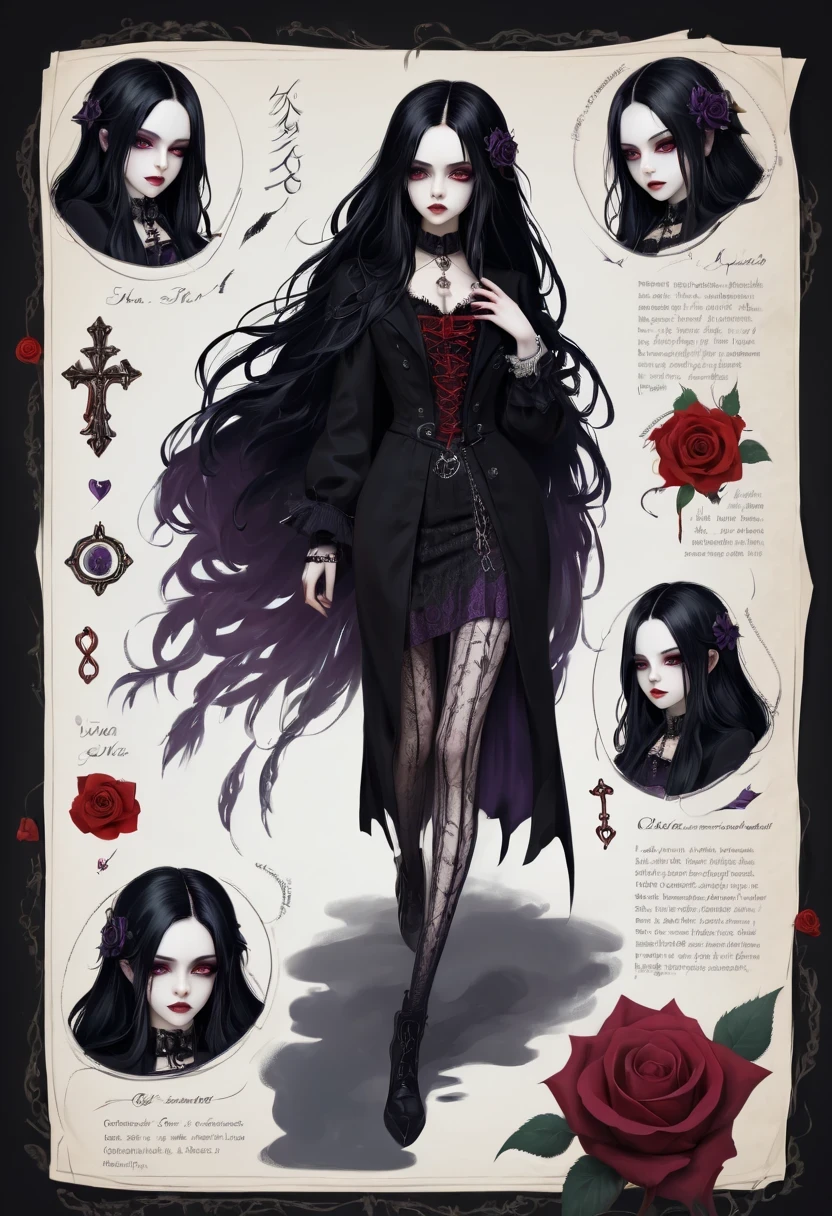 score_9, score_8_up, score_7_up, score_6_up,source_anime,ATLA style, realistic, grmckenna, gazing at viewer, conceptual artwork, High aboveper body view, gothic art, oil painting, Traditional media, wearing a modest black dress,