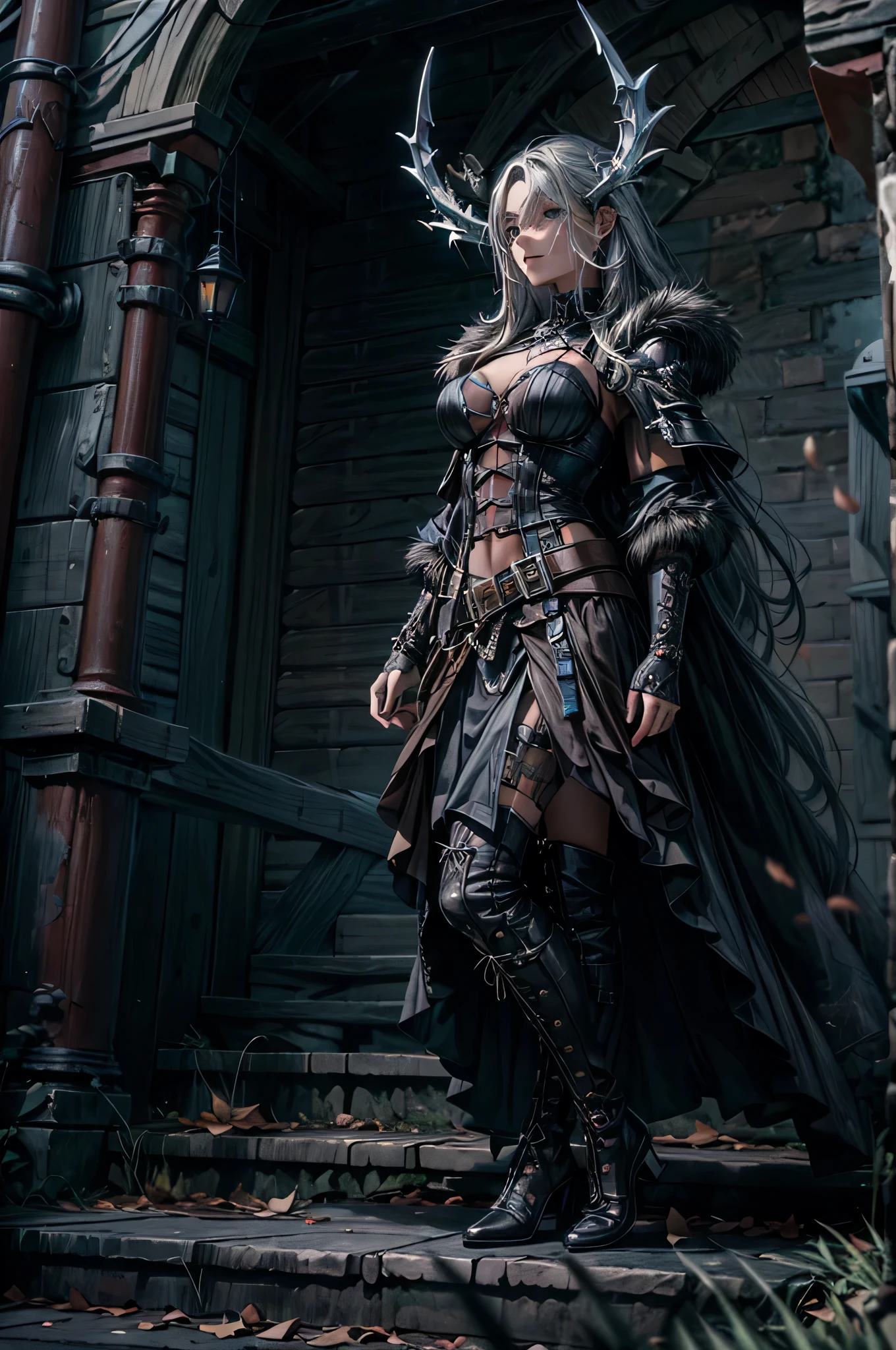 high details, best quality, 16k, RAW, [best detailed], masterpiece, best quality, (extremely detailed), full body, ultra wide shot, photorealistic, dark fantasy art, goth art, RPG art, D&D art, aHigh Detail, Ultra High Quality, High Resolution, 16K Resolution, Ultra HD Pictures, Ultra Realistic, Clear Details, Realistic Detail, Ultra High Definition hihelz