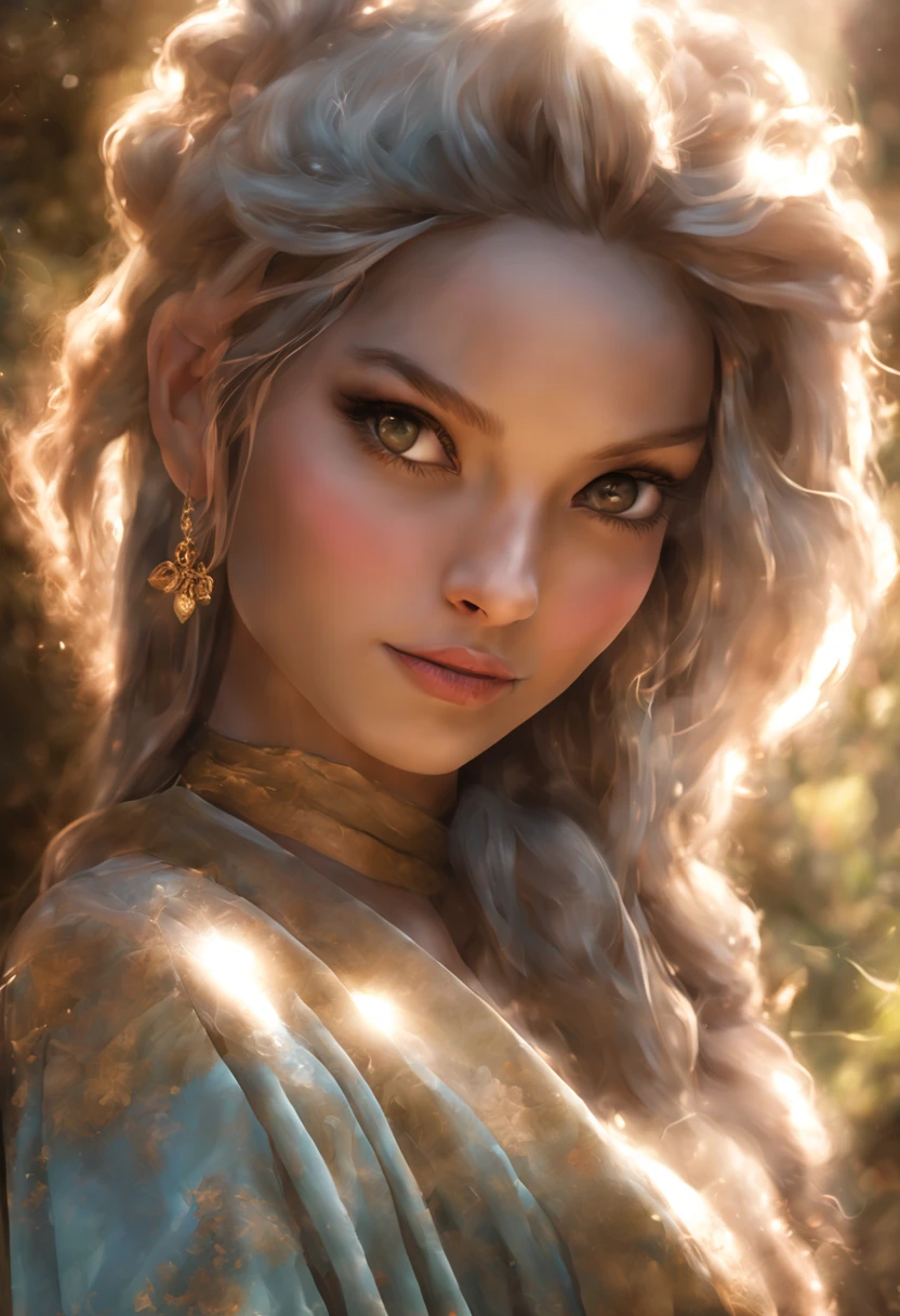 (a beautiful girl|a young woman|a graceful lady) with (shimmering|glistening|silver) ankle-length hair, wearing a (delicate|airy|flowing) tribal outfit (made of|spun from) (fine|delicate) (spider silk|silk), (resembling|similar to) a dark elf. She appears to be around 25 years old. The (immaculate|intricate) tribal patterns on her outfit add to her (mysterious|enchanting) aura. Her (piercing|alluring) eyes are (bright|sparkling) and (full of determination). Her (lipouth) are perfectly shaped and adorned with a (subtle|gentle) hint of color. She is (gracefully|elegantly) (bent down|crouching|stooped) by a (clear|crystal-like) stream, delicately gathering water with her (bare|long-fingered) hands. The stream's clear water reflects the surrounding (lush|vibrant) vegetation, adding a (serene|calming) touch to the scene. (Sunlight|Gentle rays of sunlight) peep through the canopy, (illuminating|highlighting) her (radiant|luminous) features. The atmosphere is filled with a sense of tranquility and (harmony|peace). The image quality is of the utmost importance, with (best quality|4k resolution|ultra-detailed) details. The colors are (vivid|rich|deep), enhancing the overall (visual impact|aesthetic appeal). The lighting is (soft|gentle|subtle) yet (enough to accentuate|perfectly highlighting) the girl's facial features and the landscape. The blend of (nature-inspired|ethereal) tones and shades adds a touch of (mysticism|magic) to the artwork. The artistic style successfully combines elements of fantasy and realism, with a focus on (capturing|portraying) the girl's (natural beauty|ethereal grace). The scene is reminiscent of a (captivating|enchanting) artwork that invites viewers into a world of wonder and awe.