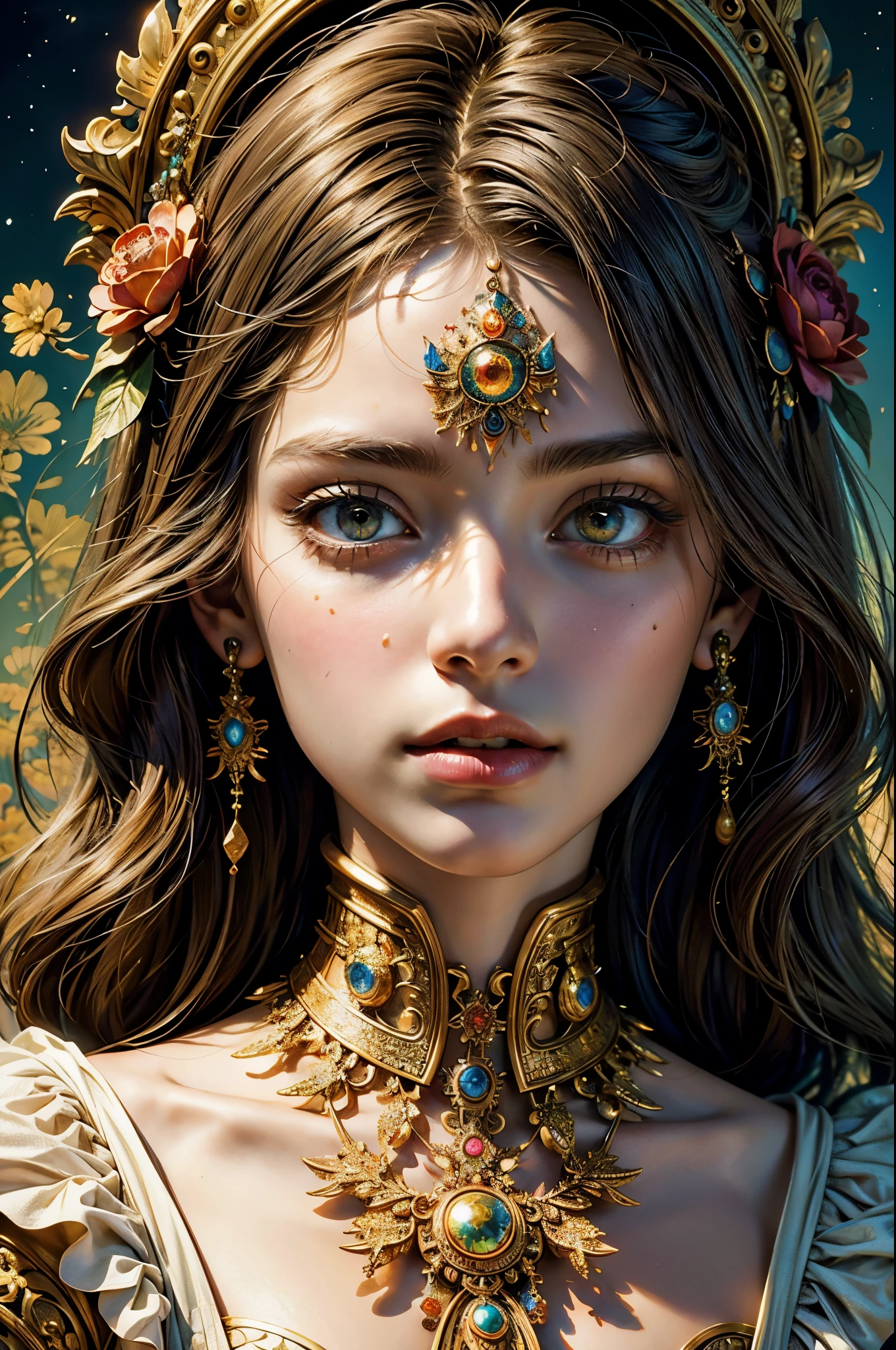 (masterpiece, highest quality, highest quality, official art, beautiful and aesthetic:1.2), (1 girl), very detailed,(fractal art:1.3),colorful,most detailed