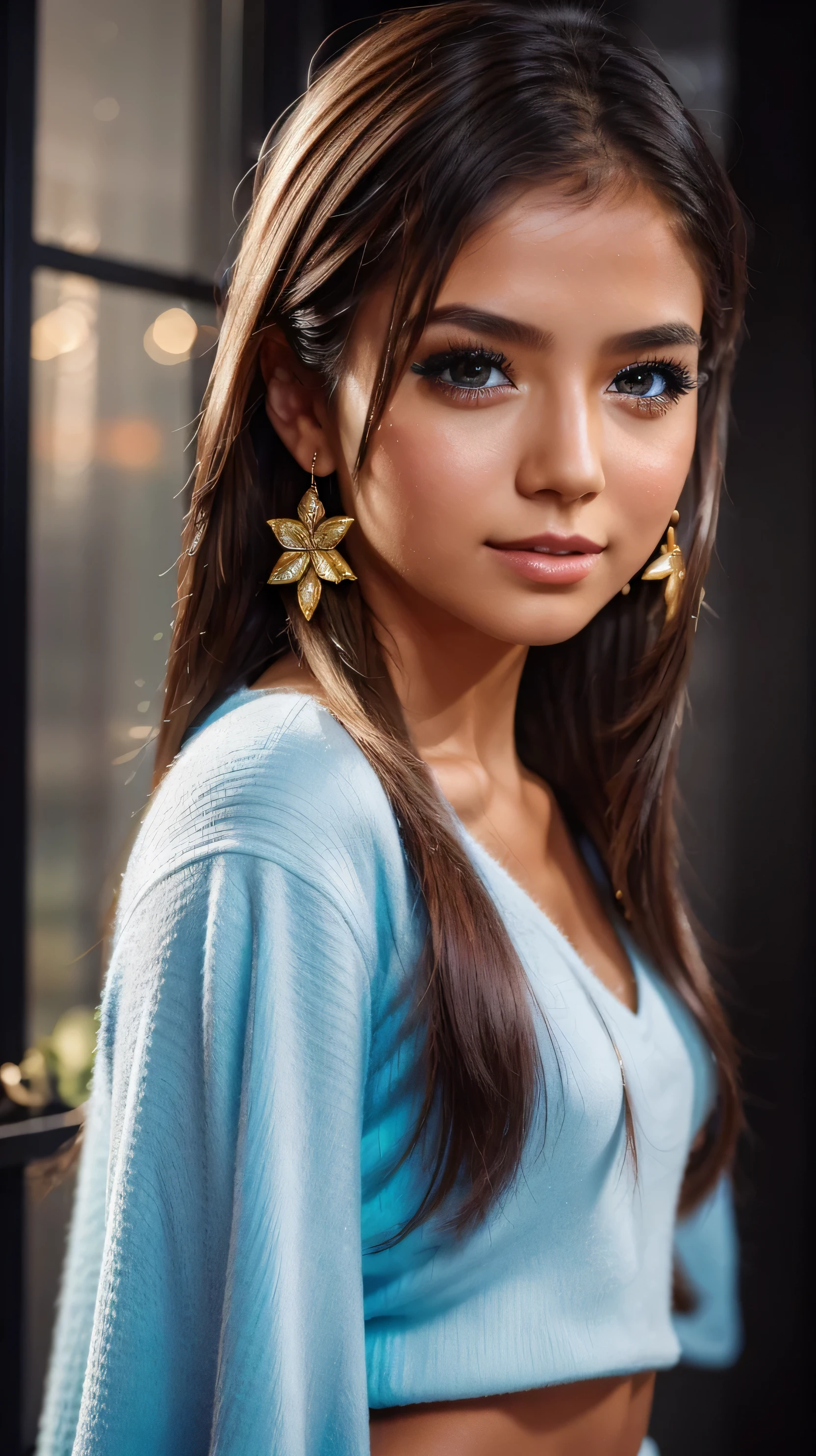 Beautiful realistic girl with BRIGHT WHITE AND BLUE long hair ,Close-up of clean skin with detailed skin,full length,in a short miniskirt,on an orange background,Against the background of the starry sky,bright makeup,EARRINGS WITH GLITTERS,two-leaf gray flower,translucent speckled bifoliate gray,Bioluminescent - Ultra high quality 8K music equalizer, High contrast, rich colors, soft light, Super detailed photos. ultra high quality 8K, High contrast, noise reduction, bright rich colors.. high quality, 8K Ultra HD, High contrast high quality,soft close focus,very beautiful flower, translucent red lily of the valley with dewdrop flower, bioluminescent flower glows and shimmers, he grows in a mysterious forest, shrouded in mystery, Ultra-high quality 8k, High contrast, rich colors, soft light, Ultra-detailed photos. Сверхhigh quality 8k, High contrast, noise reduction, bright rich colors.. high quality, 8K Ultra HD, High contrast