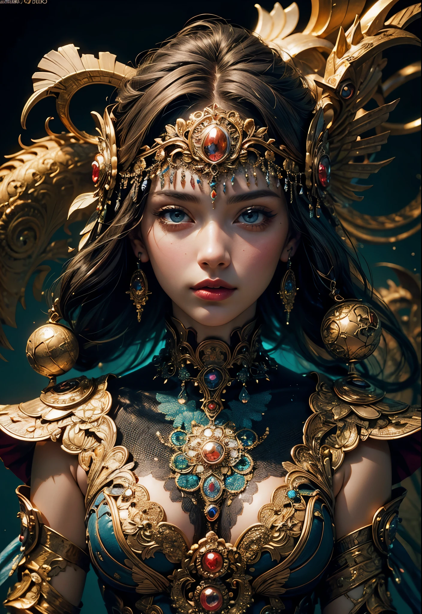 (masterpiece, highest quality, highest quality, official art, beautiful and aesthetic:1.2), (1 girl), very detailed,(fractal art:1.3),colorful,most detailed