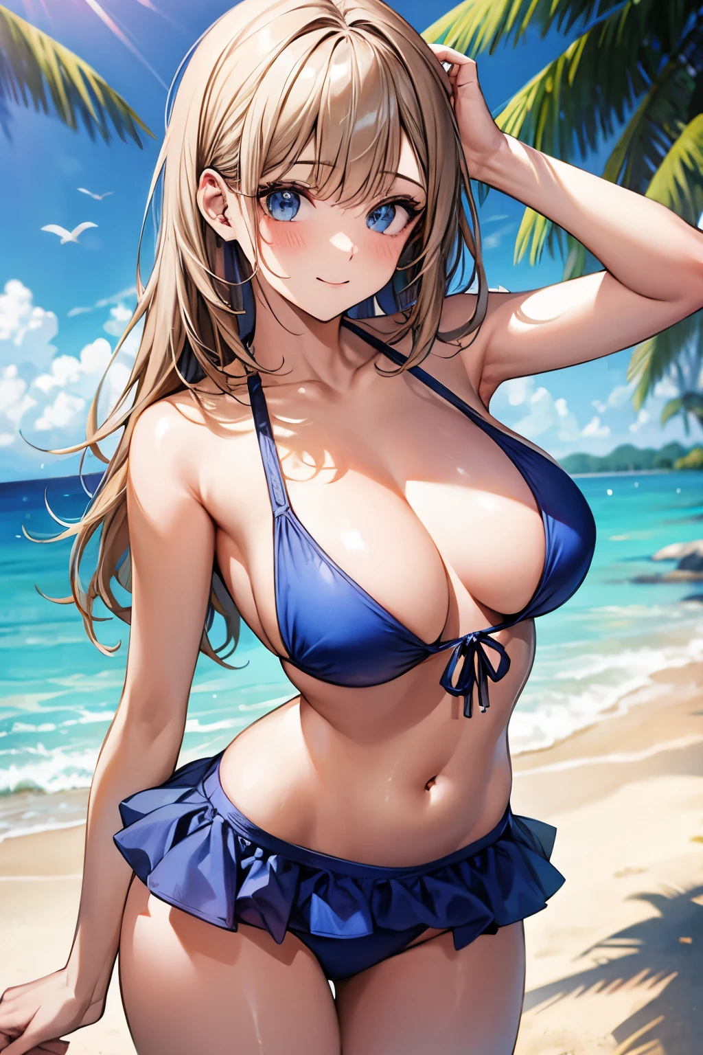 Beautiful girl, swimsuit,
