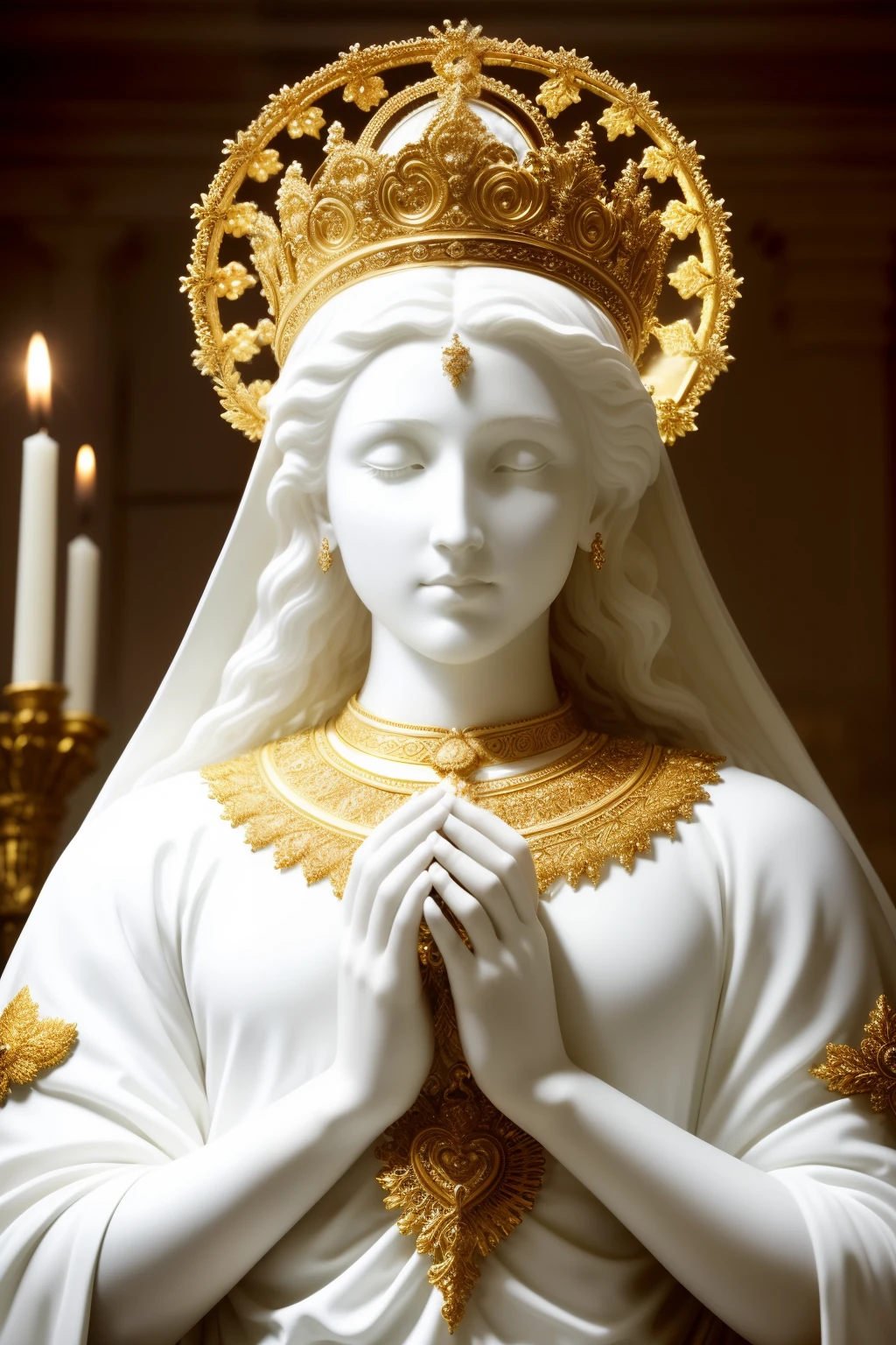 A divine figure, God in human form, radiant and sinless, (intricately detailed:1.3), (clothed in pure white:1.2), standing confidently on a pedestal, halo surrounding his head, (expressing love and sacrifice:1.1), HDR, (hyper-realistic:1.1), struck in a heroic pose, vignette, centered, capturing the divine essence, masterpiece, deeply emotional, Ultra-Detailed, conveying the ultimate sacrifice, photorealistic, dramatic, and capture the essence of selfless love.