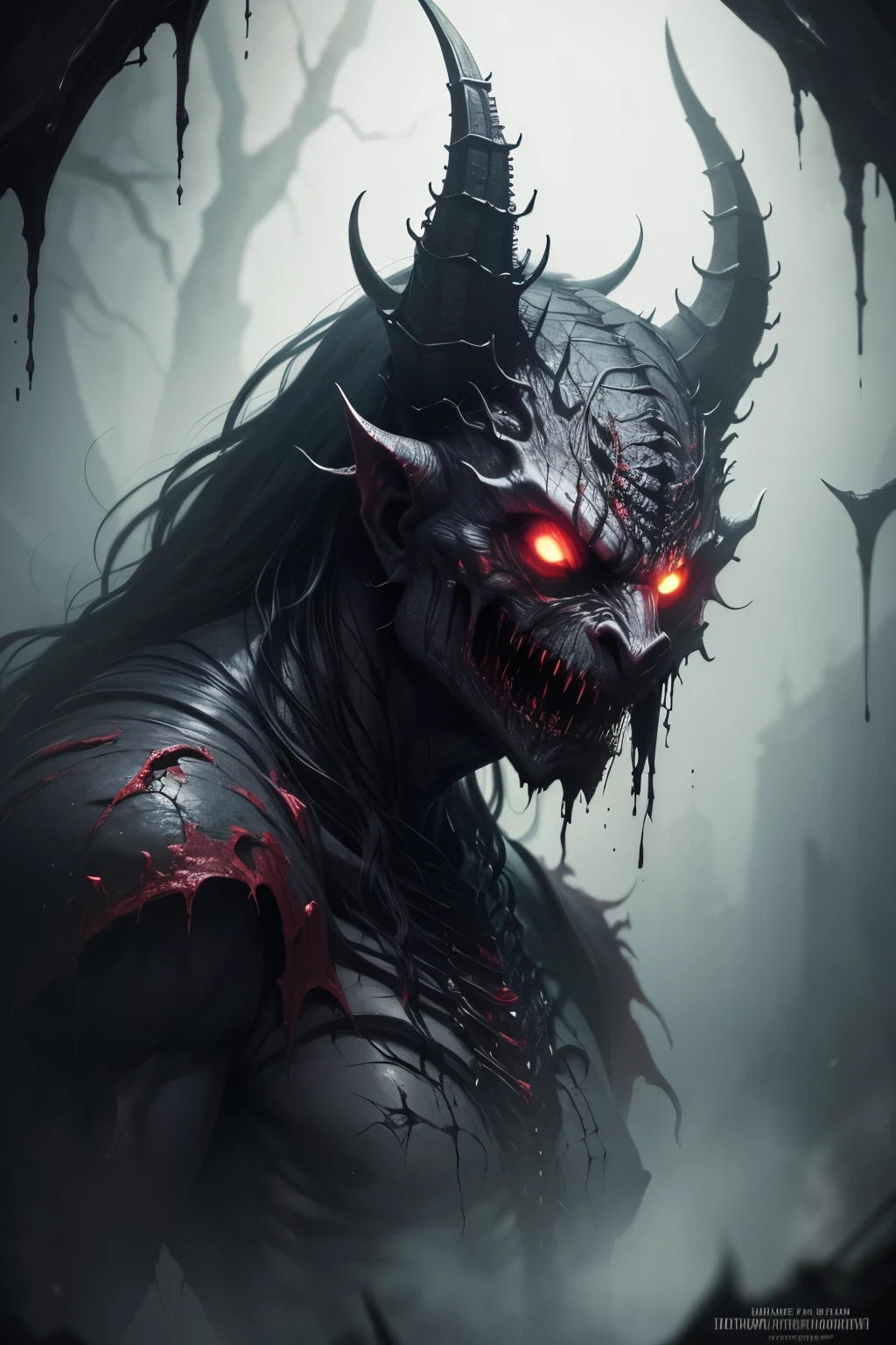 (ashenhard style:1.4), masterpiece, best quality, high quality,(a dark shapeless creature with a dark red glow and red eyes and surrounded by darkness:1.2), (in profile), (darkness:1.2), abstraction, abyssopelagic, award winning photography, Depth of Field, HDR, extremely detailed, trending on artstation, trending on CGsociety, Intricate, High Detail,