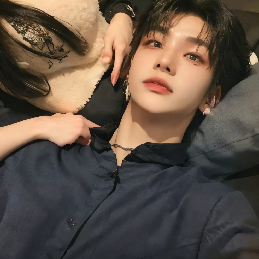 hyunjin from Stray Kids face