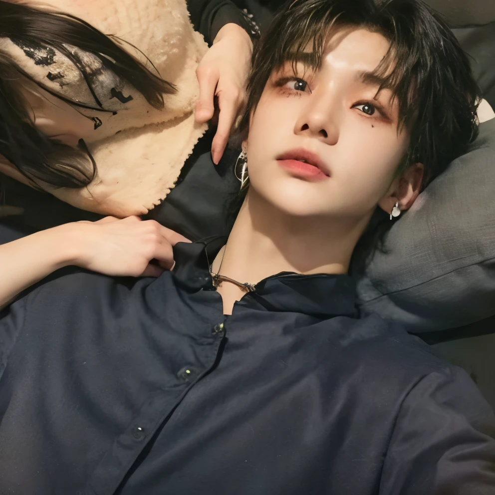 hyunjin from Stray Kids face