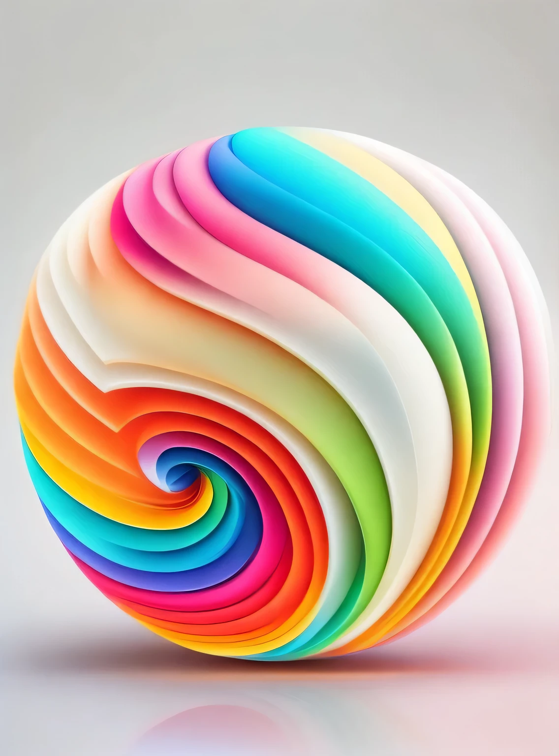 the colorida abstract of cute swon white, (colorida,altamente detalhado,arte vetorial)