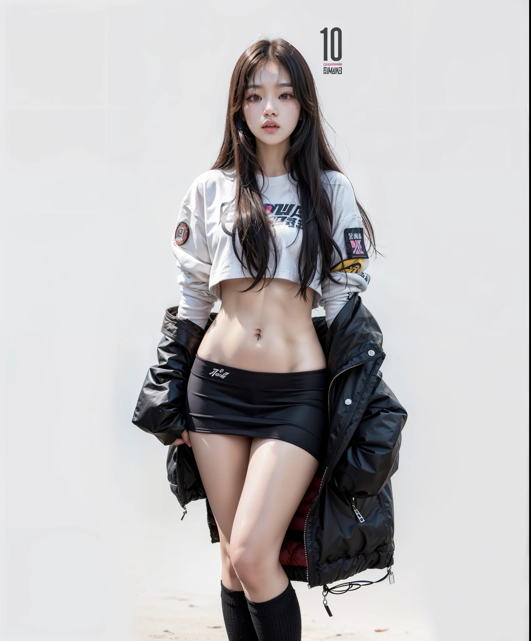 Arafed Asian woman wearing short skirt and jacket posing for a photo, jisoo de blackpink, Jisoo de Blackpink, modelo de moda femenina coreana, foto de modelo chica delgada, korean idol, muchacha coreana, retrato de jisoo blackpink, jia, aparcar desde-min, portrait of female korean idol, hermosa joven coreana, jossi de blackpink, jinyoung shin