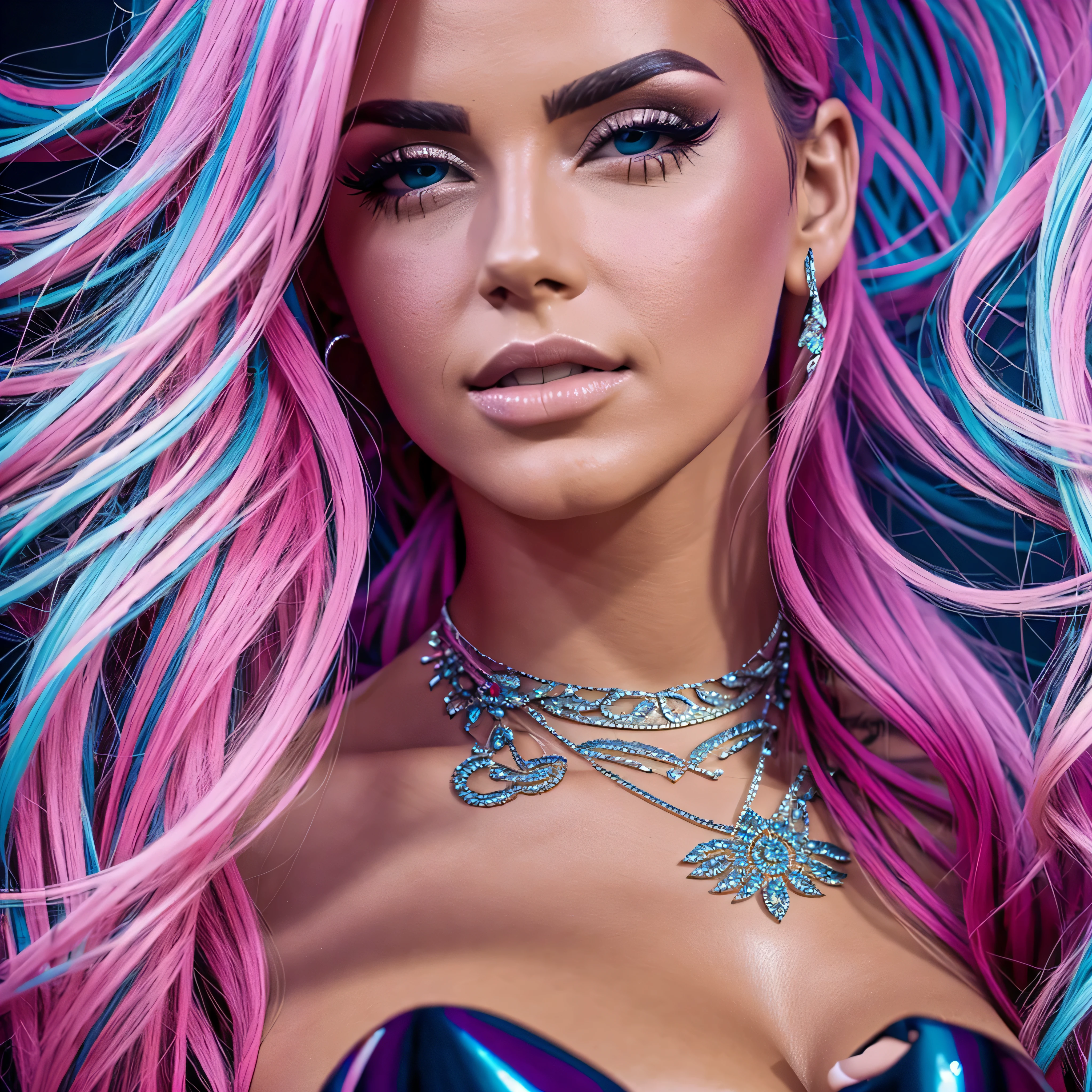 ((best quality)), ((masterpiece)), (detailed), perfect face, 1girl, milf, latex, NSFW, Dildo riding, latex, latex dress, latex shiny, very sexy outfit, wearing latex, with tattoos, seductively