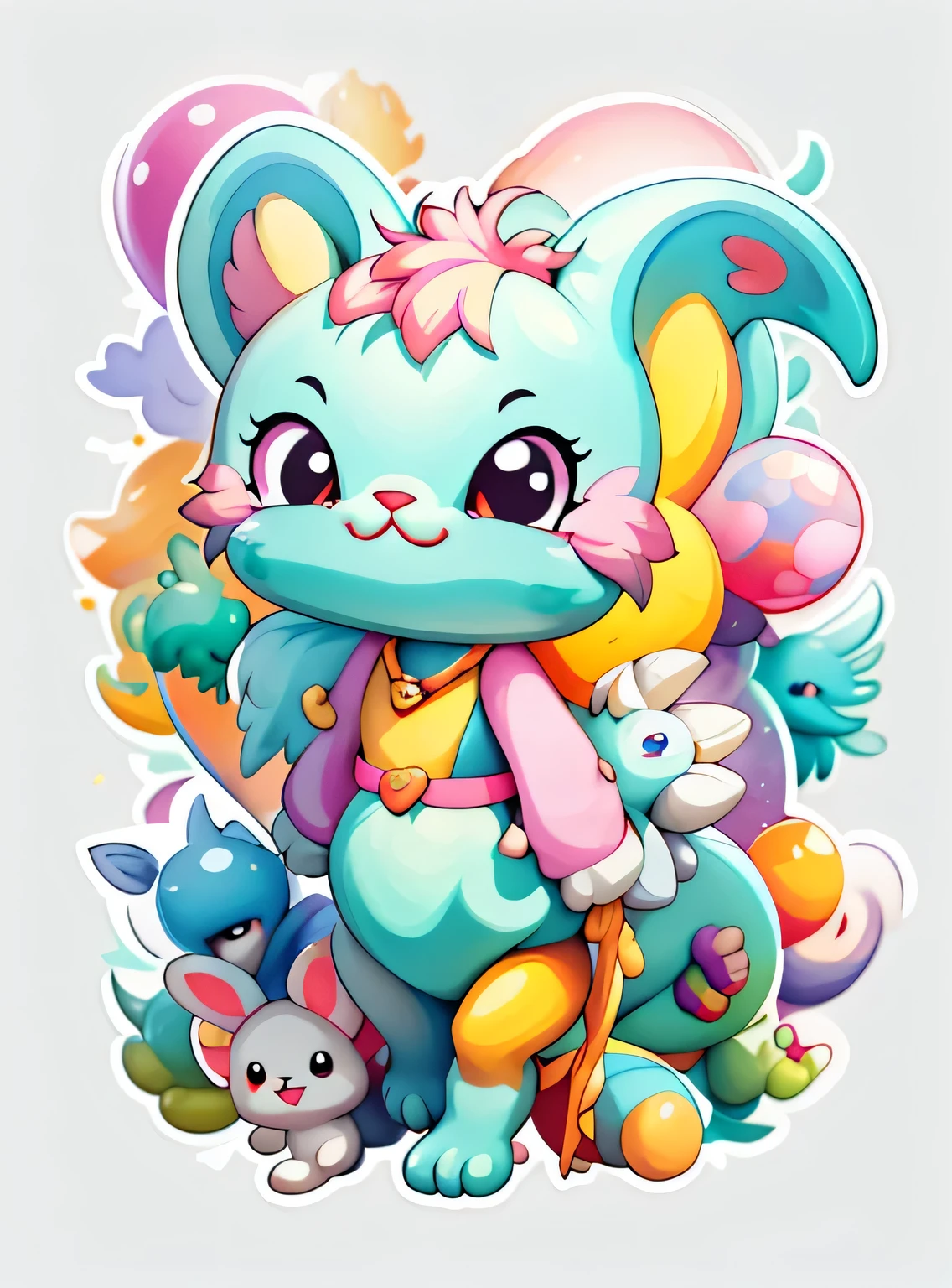a super cute and cool cartoon dragon, arte digital detalhada fofa, arte digital fofa, estilo de arte dos desenhos animados, Estilo de arte de desenho animado, colorful illustration, advanced digital chibi art, cartoon style illustration, adorable digital painting, estilo de arte fofo, estilo lisa franca, Personagem de desenho animado fofo