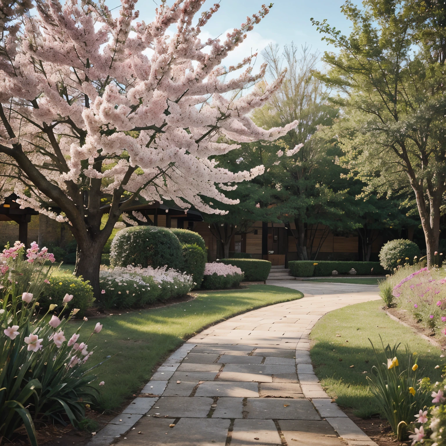 A spring outdoors scenery