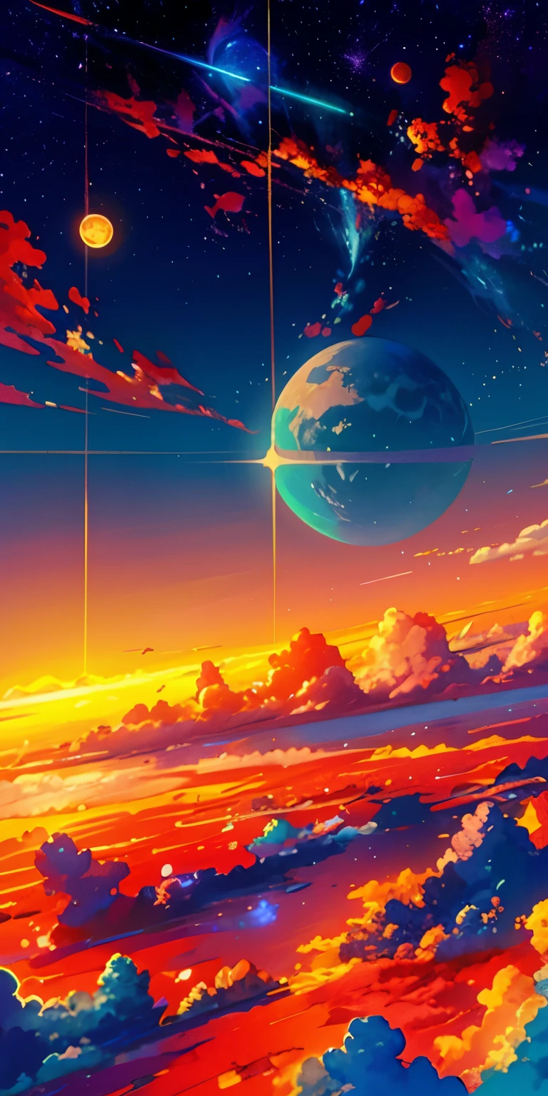 anime anime wallpapers with a view of the sky and stars, cosmic skies. by makoto shinkai, anime art wallpaper 4 k, anime art wallpaper 4k, anime art wallpaper 8 k, anime sky, amazing wallpaper, anime wallpaper 4 k, anime wallpaper 4k, 4k anime wallpaper, makoto shinkai cyril rolando, anime background art