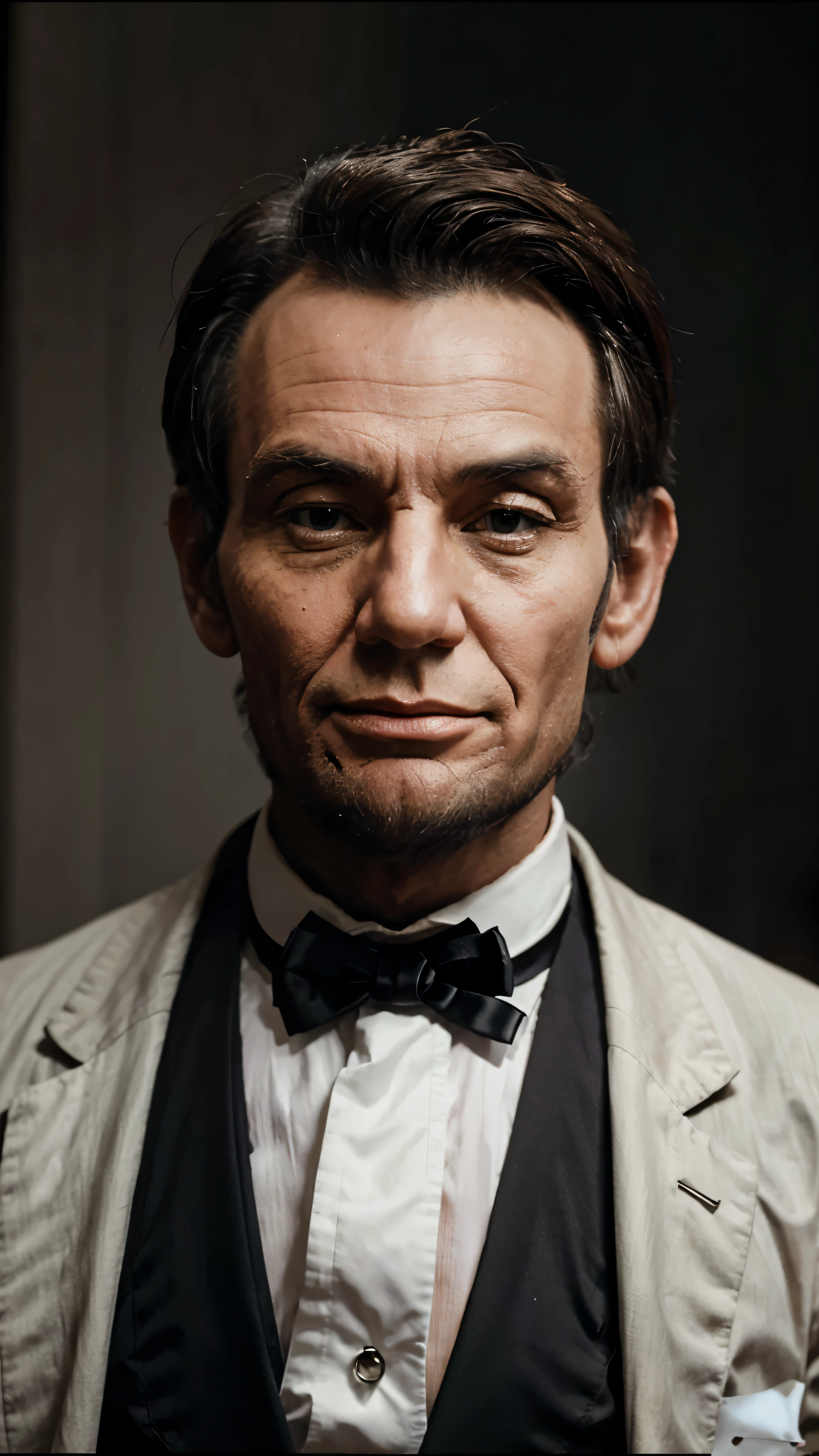 images of Lincoln during his presidency, hyperealistuc, wideview, cinematic, perfect face, 4k, 8k