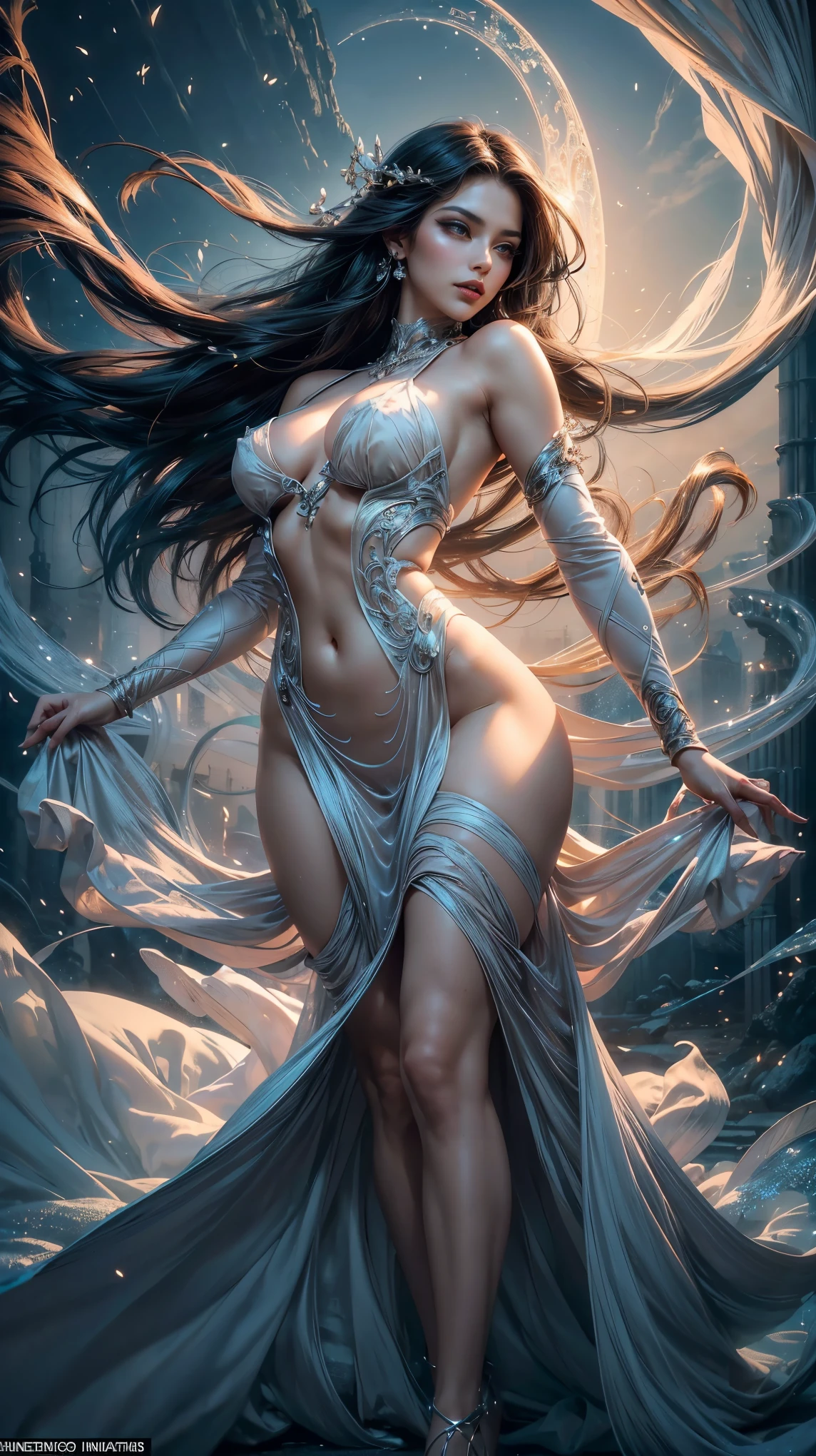 (a group of) wind elementals, beautiful lady, NSFW, fullbody image (erotic:1.1), (seductive:1.2), (lush hair:1.1), (voluptuous body:1.1), (sensual:1.2), (subtle lighting:1.1), (vivid colors:1.1), (ethereal:1.2), (soft and delicate:1.1), (translucent:1.1), (floating:1.1), (movement:1.1), (gentle breeze:1.1), (whisper of wind:1.1), (body curves emphasized:1.1), (long flowing dress:1.1), (light fabric:1.1), (erotic atmosphere:1.1), (evokes desire:1.1), (intoxicating:1.1), (mysterious:1.2), (intriguing:1.1), (sexual tension:1.2), (subtle sensuality:1.1), (sentient wind:1.1), (powerful goddess:1.1), (seductive eyes:1.1), (enticing gaze:1.2), (soft lips:1.1), (long lashes:1.1), (alluring figure:1.1), (sinuous movements:1.1), (pleasing aesthetic:1.1), (dreamlike:1.2), (ethereal beauty:1.2), (sublime:1.1), (captivating:1.1), (surreal:1.1), (exquisite fantasy:1.1), (passionate energy:1.1), (provocative:1.1), (dazzling:1.1), (stunning composition:1.1), (erotic art:1.1)