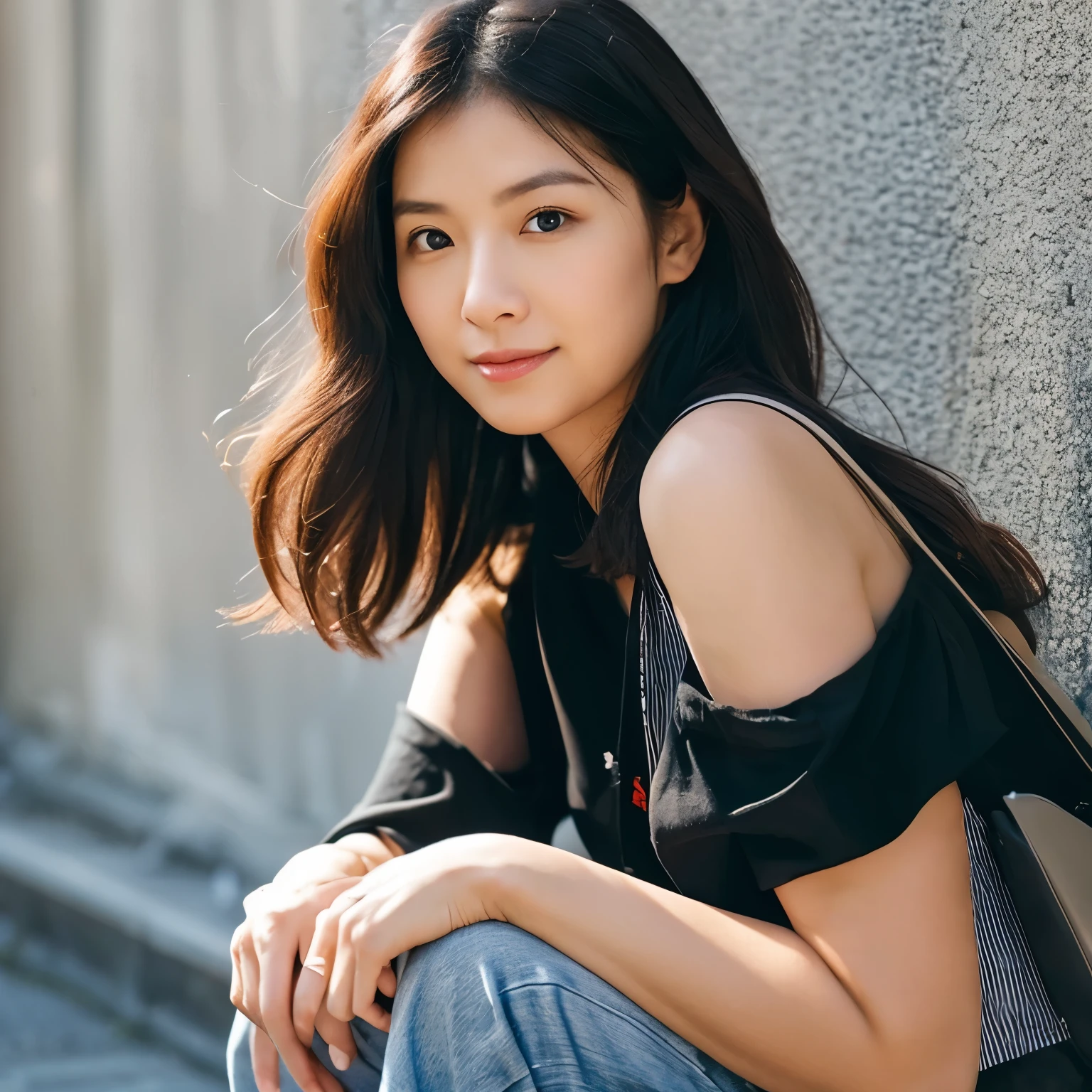 Please create an Instagram icon。A woman in her early 30s、Occupation is job change agent。