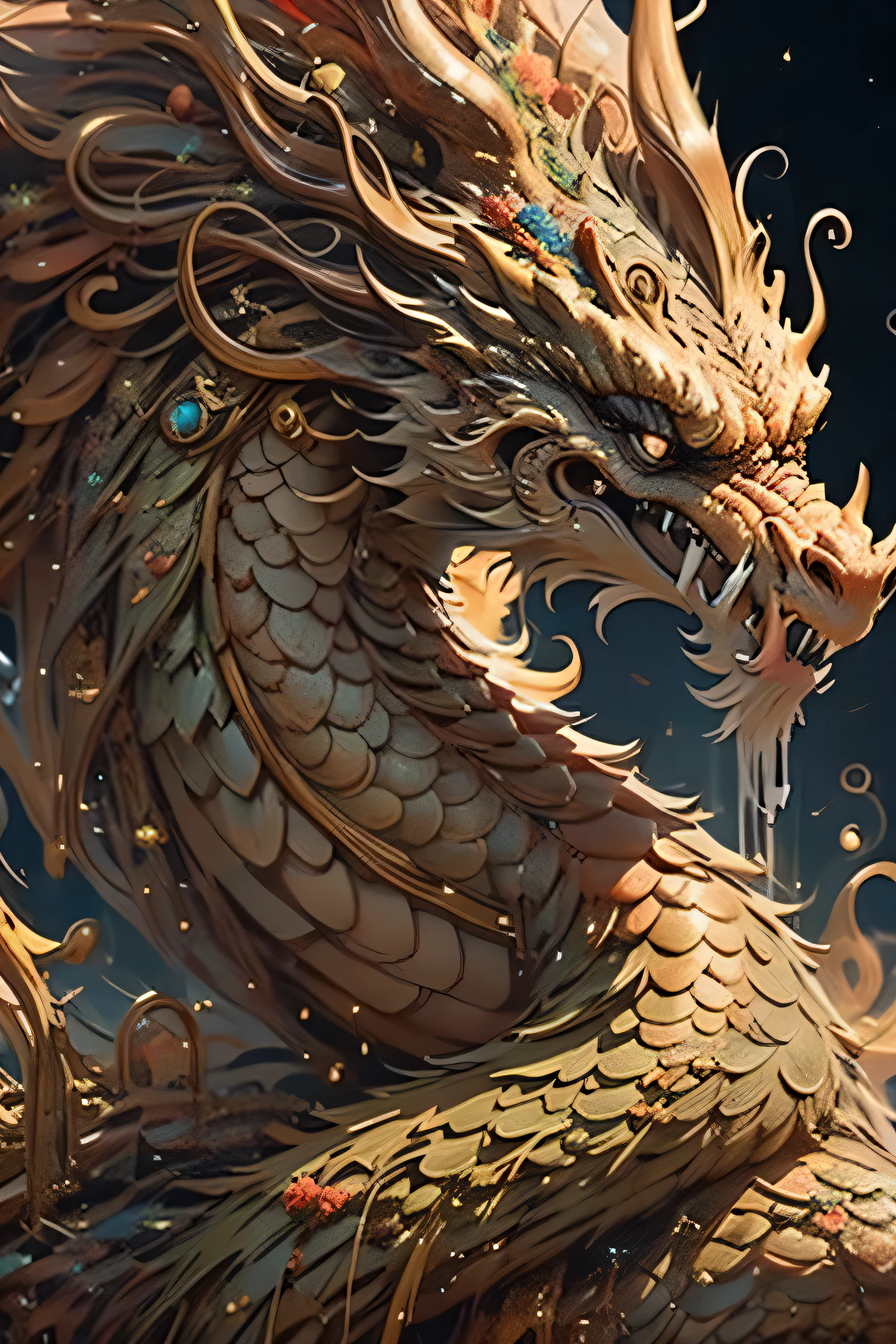 high quality, Super detailed, 最high quality, very detailed, beautiful, masterpiece,dragon,white