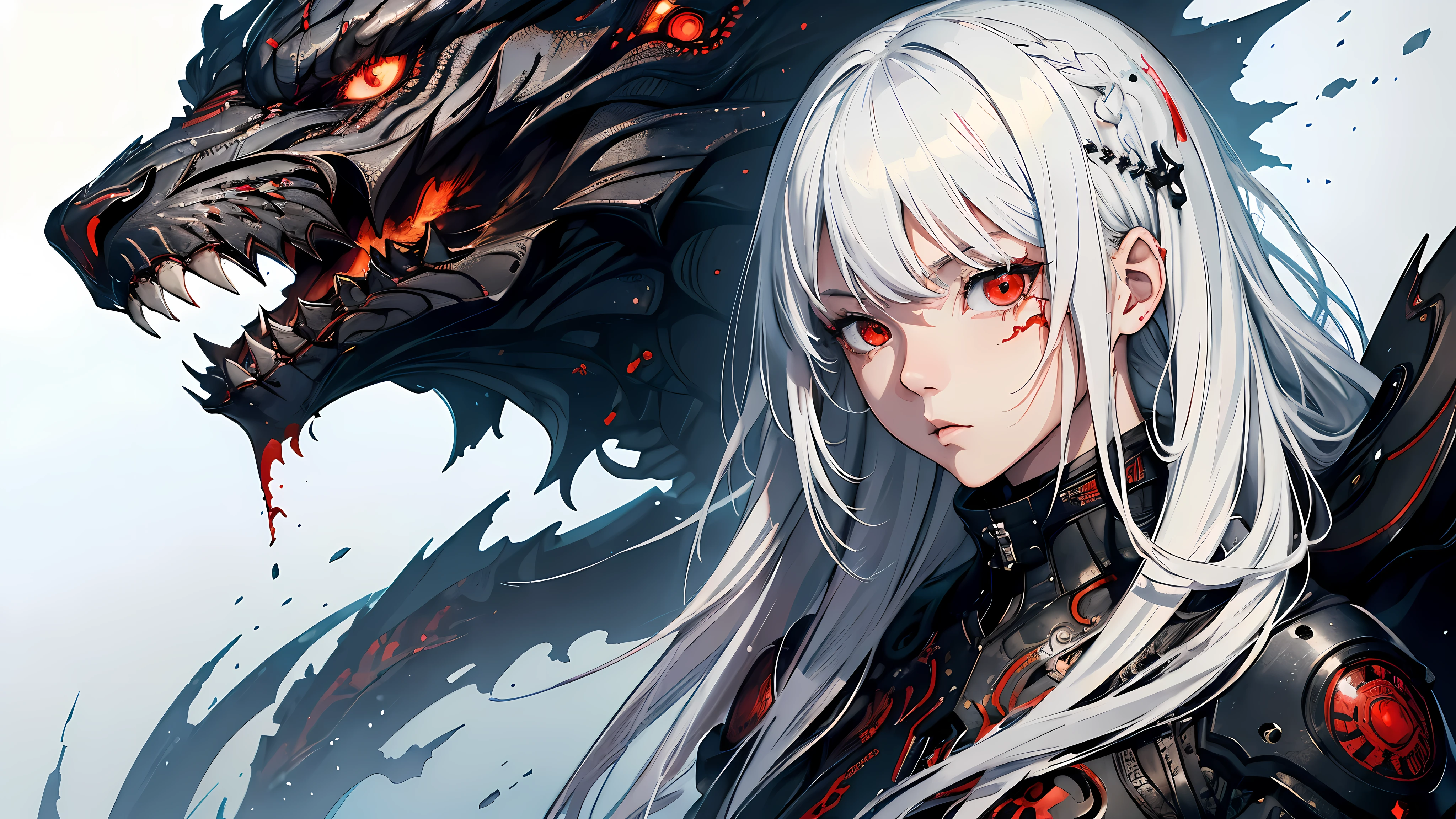 ((1girl)), style of Tsutomu Nihei, (incredibly absurdres, (high resolution:1.18), intricate detail, (masterpiece:1.1), (highest quality:1.1), absurdres), (1girl, portrait, white hair, red eyes, long hair, detailed eyes),