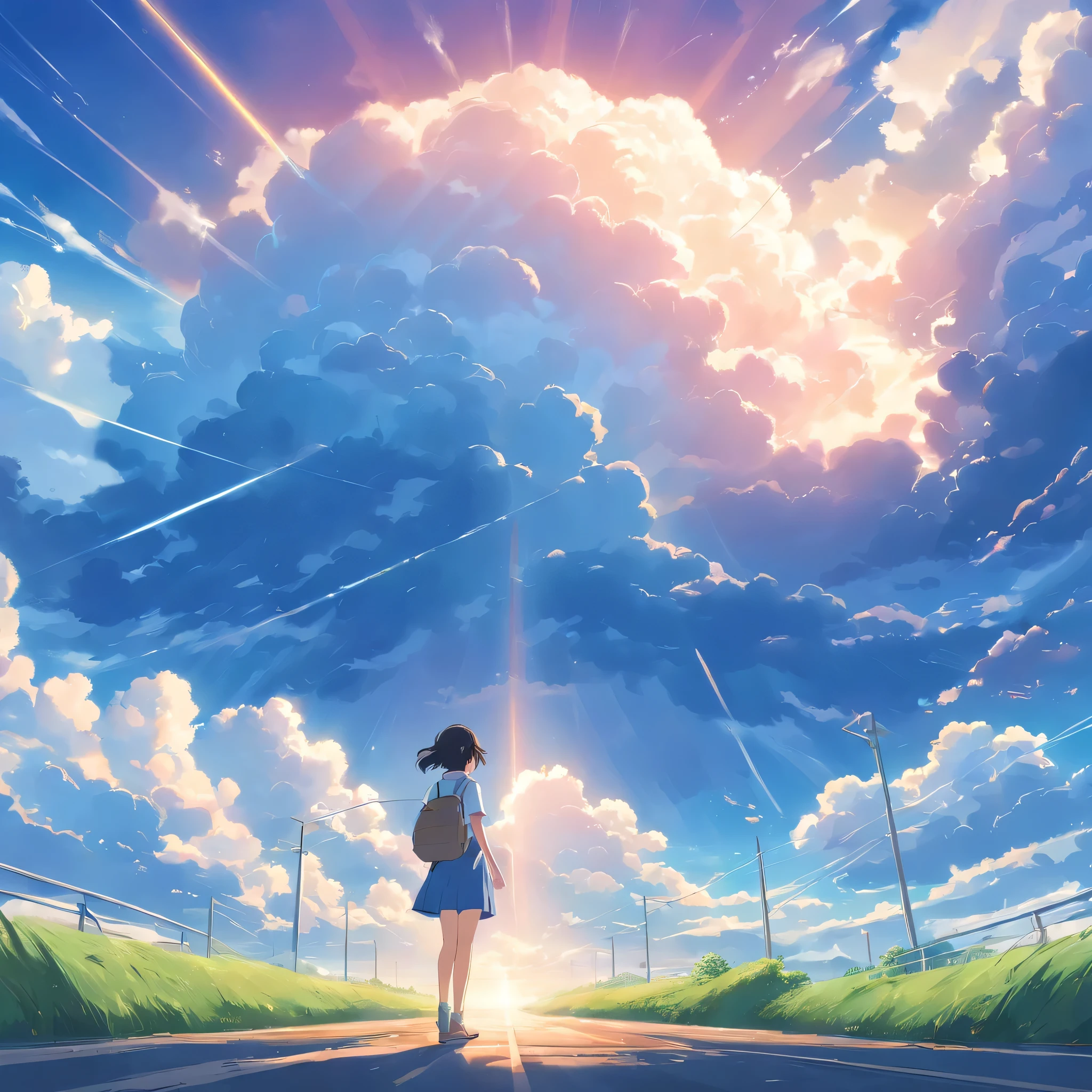 blue sky、Cumulonimbus