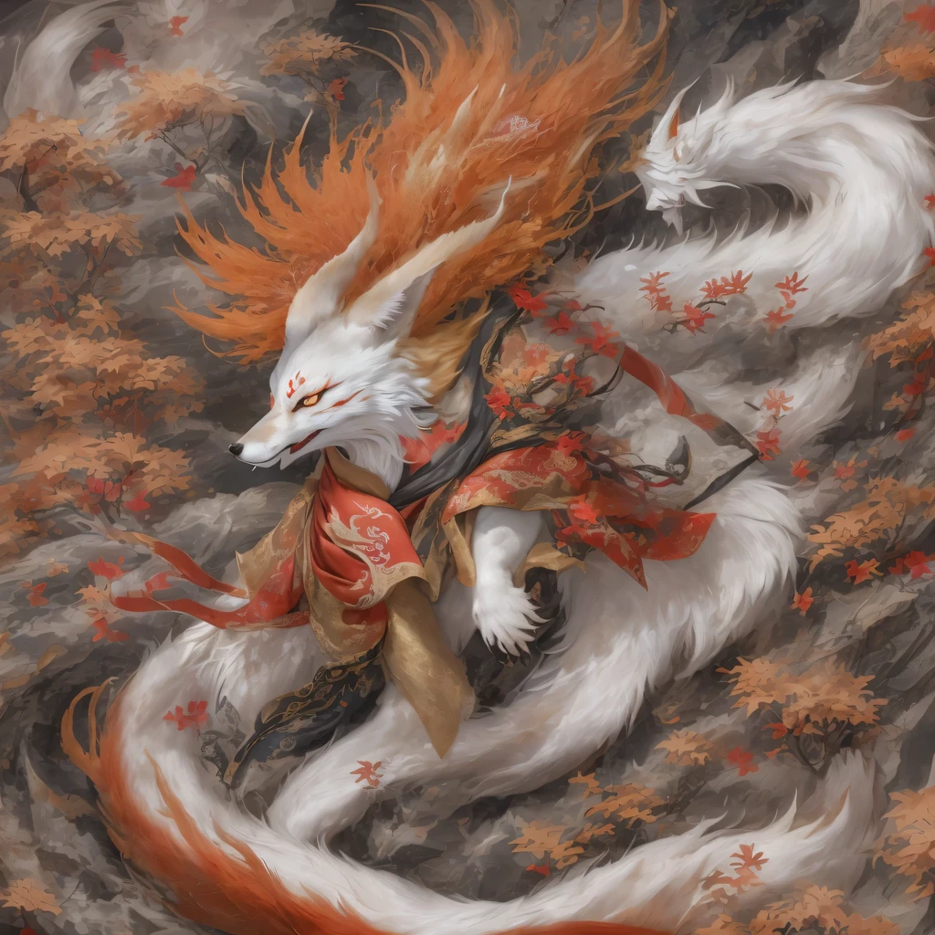 Nine-tailed fox 32k，red and white仙魔界, Chance encounter with Liu Hanshu, He saw his old self in him, Decided to accept him as a disciple, teach him how to protect himself, But because of the hidden star map, Phoenix and the Liu family、Jade Sword Sect builds relationships, Beginning with the death of Liu Hanshu, Qin Yu embarked on the road of confrontation with powerful enemies, work hard, make yourself stronger, Stick to your core path of justice, （nine-tailed fox）eyes full of anger，red and whitenine-tailed fox握緊了拳頭，dash forward，Give the opponent a fatal blow，full body lesbian，Full body nine-tailed fox male mage 32k（傑作canyon超HD）Phoenix（canyon）climb the streets， explosion scene（nine-tailed fox）， （dragon）， nine-tailed fox憤怒的戰鬥姿態， looking at the ground， batik linen headscarf， 中國red and white圖案長袖服裝， canyonred and whitenine-tailed fox（abstract acrylic splash：1.2）red and white（realistically：1.4），black hair，flour fluttering，rainbow background， high resolution， detail， RAW photos， Sharp Re， Nikon D850 film photo by Jefferies Lee 4 Kodak Portra 400 camera F1.6 guns, colorful, Ultra-realistic and vivid textures, dramatic lighting, Unreal Engine Art Station Trend, Sinest 800，red and white飄逸的霧氣,（（（叢林canyon）））The injured line up in the street（OK）climb the streets，Movie Master Instant Image Quality（masterpiece，HD，Ultra high quality，32k） （linen batik scarf）， fighting stance， looking at the ground， Linen bandana， 中國nine-tailed fox圖案長袖服裝， 早上的nine-tailed fox（Abstract gouache splash：1.2）， dark clouds lightning background，sprinkling