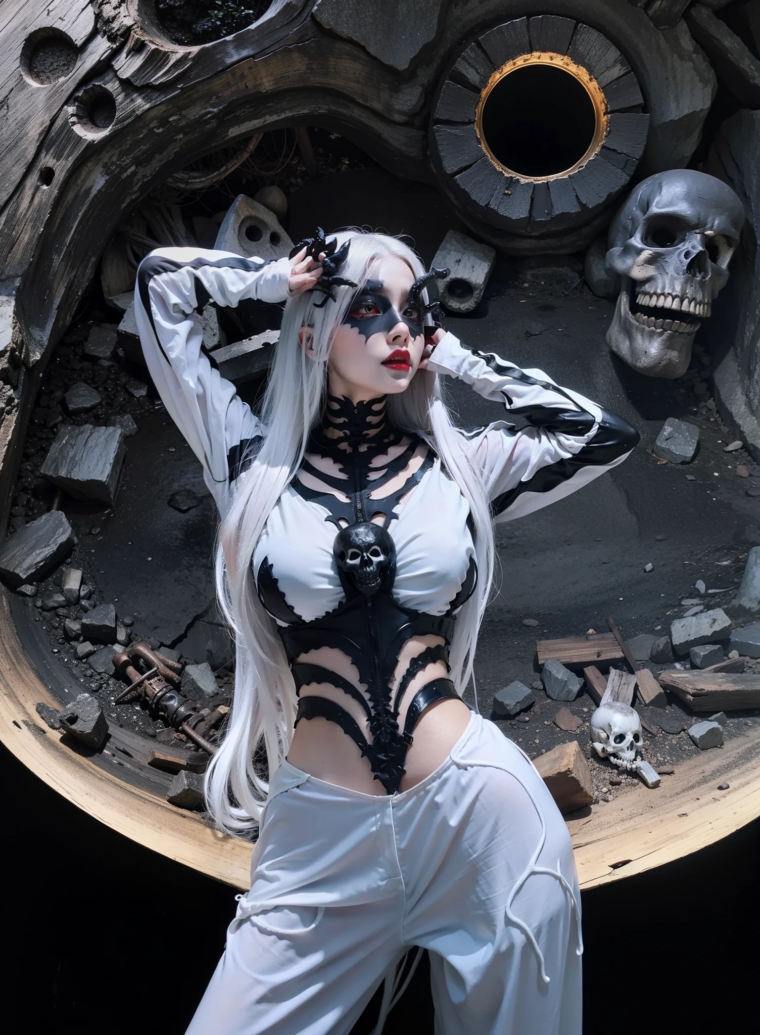 Detailed image quality,pandora witch,wing, Succubus主题,堕落Angel,Excellent,scary,secret horror,tentacle,have eyes,uncanny valley effect,little beast blood moon,skeleton,vampire,Hellfire,dark queen,Angel,Succubus,