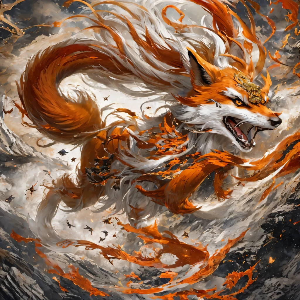Nine-tailed fox 32k,Telephoto tilt-shift micro viewing angle,red and white仙魔界, Chance encounter with Liu Hanshu, He saw his old self in him, Decided to accept him as a disciple, teach him how to protect himself, But because of the hidden star map, Phoenix and the Liu family、Jade Sword Sect builds relationships, Beginning with the death of Liu Hanshu, Qin Yu embarked on the road of confrontation with powerful enemies, work hard, make yourself stronger, Stick to your core path of justice, (nine-tailed fox)eyes full of anger,red and whitenine-tailed fox握緊了拳頭,dash forward,Give the opponent a fatal blow,full body lesbian,Full body nine-tailed fox male mage 32k(傑作canyon超HD)Phoenix(canyon)climb the streets, explosion scene(nine-tailed fox), (dragon), nine-tailed fox憤怒的戰鬥姿態, looking at the ground, batik linen headscarf, 中國red and white圖案長袖服裝, canyonred and whitenine-tailed fox(abstract acrylic splash:1.2)red and white(realistically:1.4),black hair,flour fluttering,rainbow background, high resolution, detail, RAW photos, Sharp Re, Nikon D850 film photo by Jefferies Lee 4 Kodak Portra 400 camera F1.6 guns, colorful, Ultra-realistic and vivid textures, dramatic lighting, Unreal Engine Art Station Trend, Sinest 800,red and white飄逸的霧氣,(((叢林canyon)))The injured line up in the street(OK)climb the streets,Movie Master Instant Image Quality(masterpiece,HD,Ultra high quality,32k) (linen batik scarf), fighting stance, looking at the ground, Linen bandana, 中國nine-tailed fox圖案長袖服裝, 早上的nine-tailed fox(Abstract gouache splash:1.2), dark clouds lightning background,sprinkling