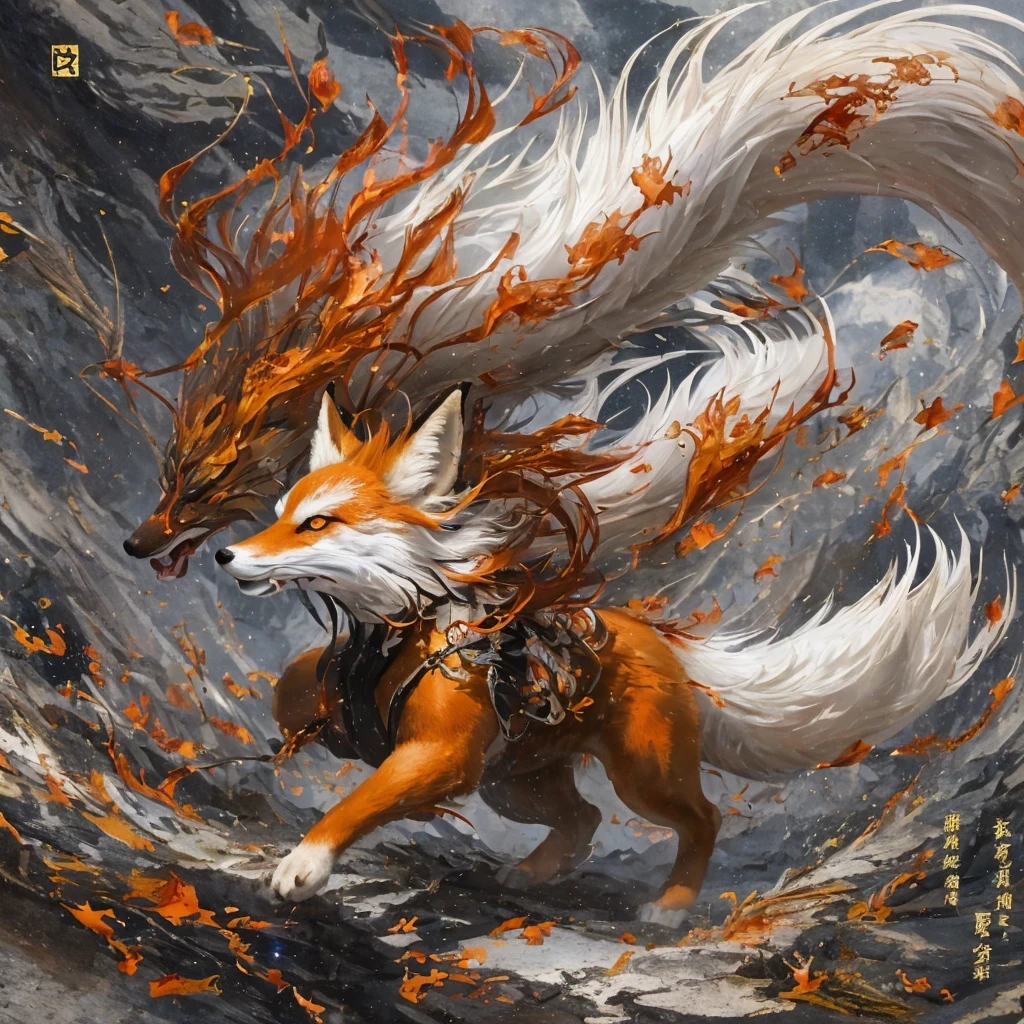Nine-tailed fox 32k，Telephoto tilt-shift micro viewing angle，red and white仙魔界, Chance encounter with Liu Hanshu, He saw his old self in him, Decided to accept him as a disciple, teach him how to protect himself, But because of the hidden star map, Phoenix and the Liu family、Jade Sword Sect builds relationships, Beginning with the death of Liu Hanshu, Qin Yu embarked on the road of confrontation with powerful enemies, work hard, make yourself stronger, Stick to your core path of justice, （nine-tailed fox）eyes full of anger，red and whitenine-tailed fox握緊了拳頭，dash forward，Give the opponent a fatal blow，full body lesbian，Full body nine-tailed fox male mage 32k（傑作canyon超HD）Phoenix（canyon）climb the streets， explosion scene（nine-tailed fox）， （dragon）， nine-tailed fox憤怒的戰鬥姿態， looking at the ground， batik linen headscarf， 中國red and white圖案長袖服裝， canyonred and whitenine-tailed fox（abstract acrylic splash：1.2）red and white（realistically：1.4），black hair，flour fluttering，rainbow background， high resolution， detail， RAW photos， Sharp Re， Nikon D850 film photo by Jefferies Lee 4 Kodak Portra 400 camera F1.6 guns, colorful, Ultra-realistic and vivid textures, dramatic lighting, Unreal Engine Art Station Trend, Sinest 800，red and white飄逸的霧氣,（（（叢林canyon）））The injured line up in the street（OK）climb the streets，Movie Master Instant Image Quality（masterpiece，HD，Ultra high quality，32k） （linen batik scarf）， fighting stance， looking at the ground， Linen bandana， 中國nine-tailed fox圖案長袖服裝， 早上的nine-tailed fox（Abstract gouache splash：1.2）， dark clouds lightning background，sprinkling