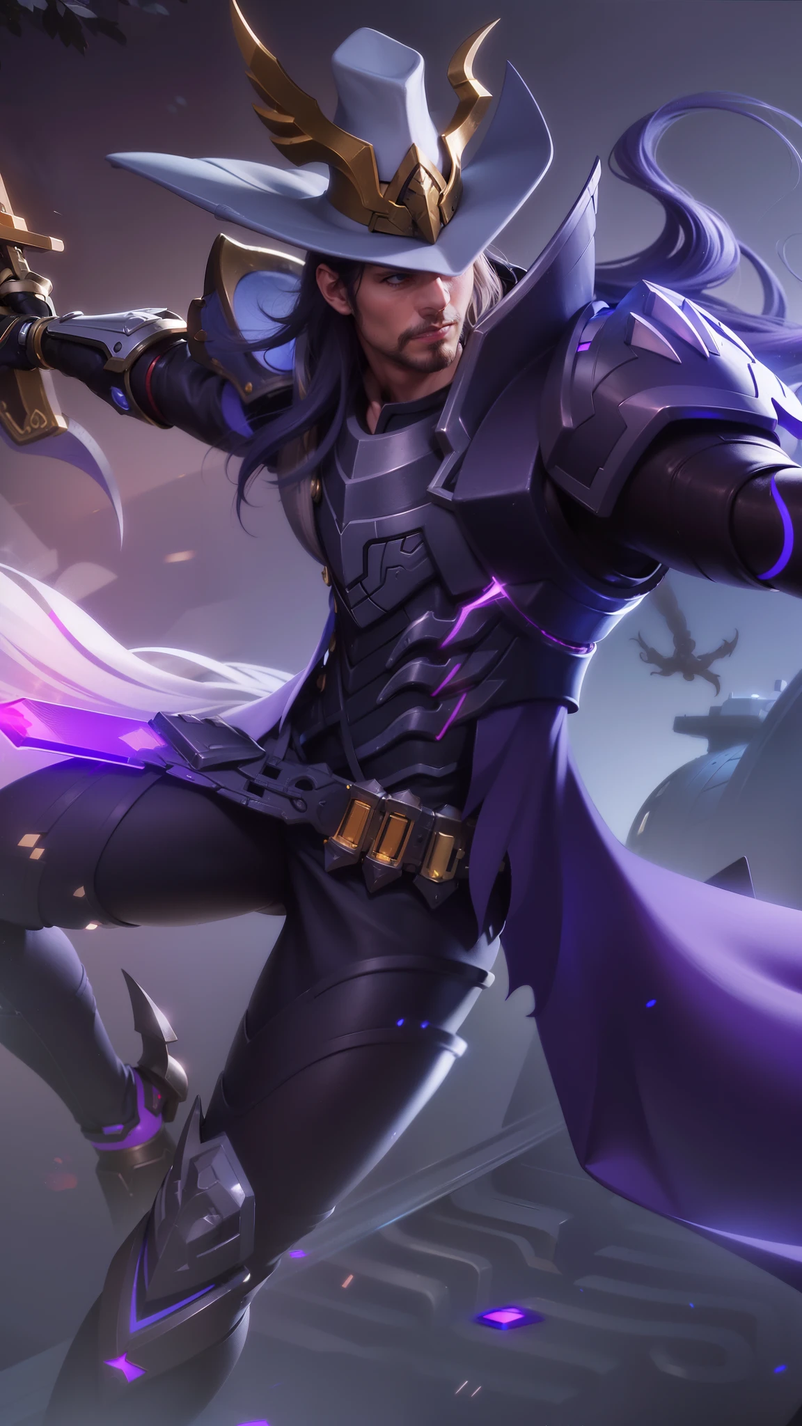 masculine male, masterpiece, ((perfect eyes)) best quality, (semirealism:1.9), beautiful lighting, (extremely detailed CG unity 4k fhd wallpaper), High Detail, Sharp focus, dramatic outdoors, there is a man with a gun and a woman with a gun, ashe, jesse mccree, mobile wallpaper, phone background, phone wallpaper, riot background, official splash art, zenra taliyah, more details, background image, brigitte, taliyah, splash art, background artwork, range murata and artgerm, mccree from overwatch.