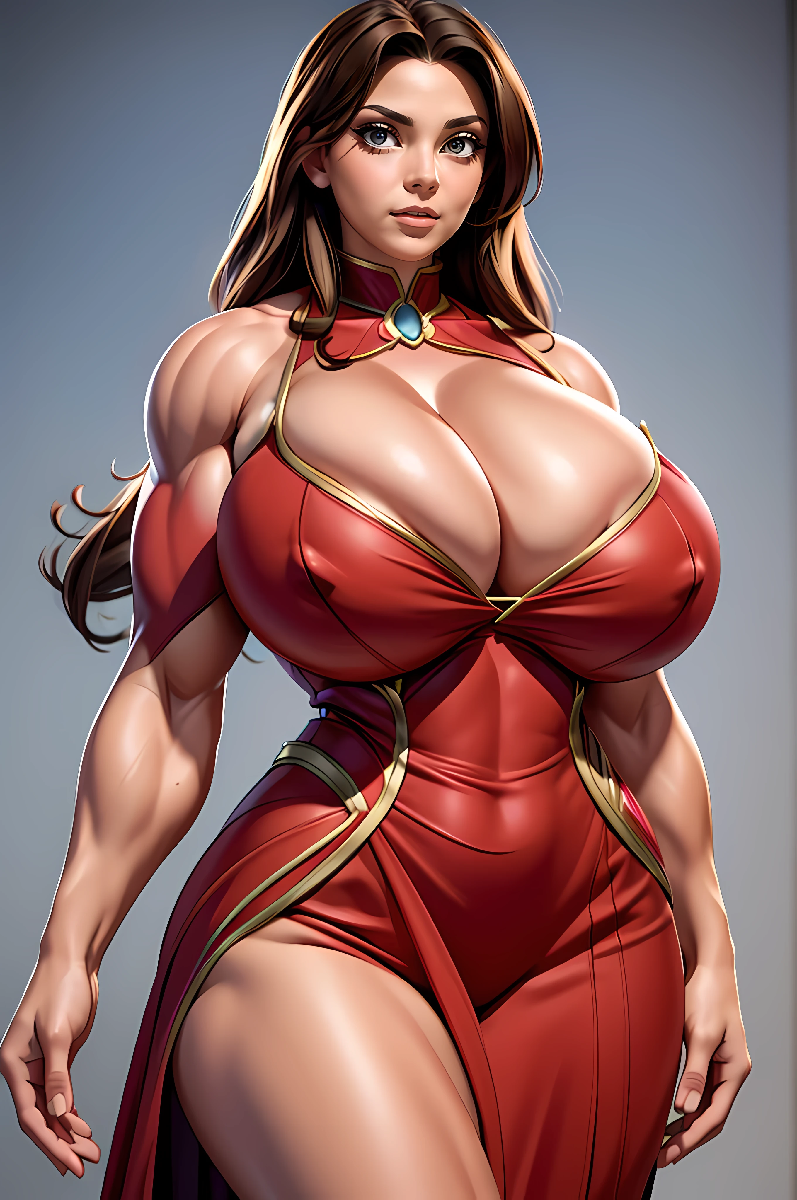 (best quality,4k,8k,highres,masterpiece:1.2),ultra-detailed,(realistic,photorealistic,photo-realistic:1.37), (NSFW), Beautiful scarlet johnanson, full body, Detailed face, detailed hands, detailed muscles, beautifully detailed eyes, detailed lips, detailed nose, (huge breasts:1.9), ((((huge muscle)))), Massive Muscular Quadriceps, dressed as a super herione, transformation, female muscle growth, steam coming off of her body, Shocked at her size and body