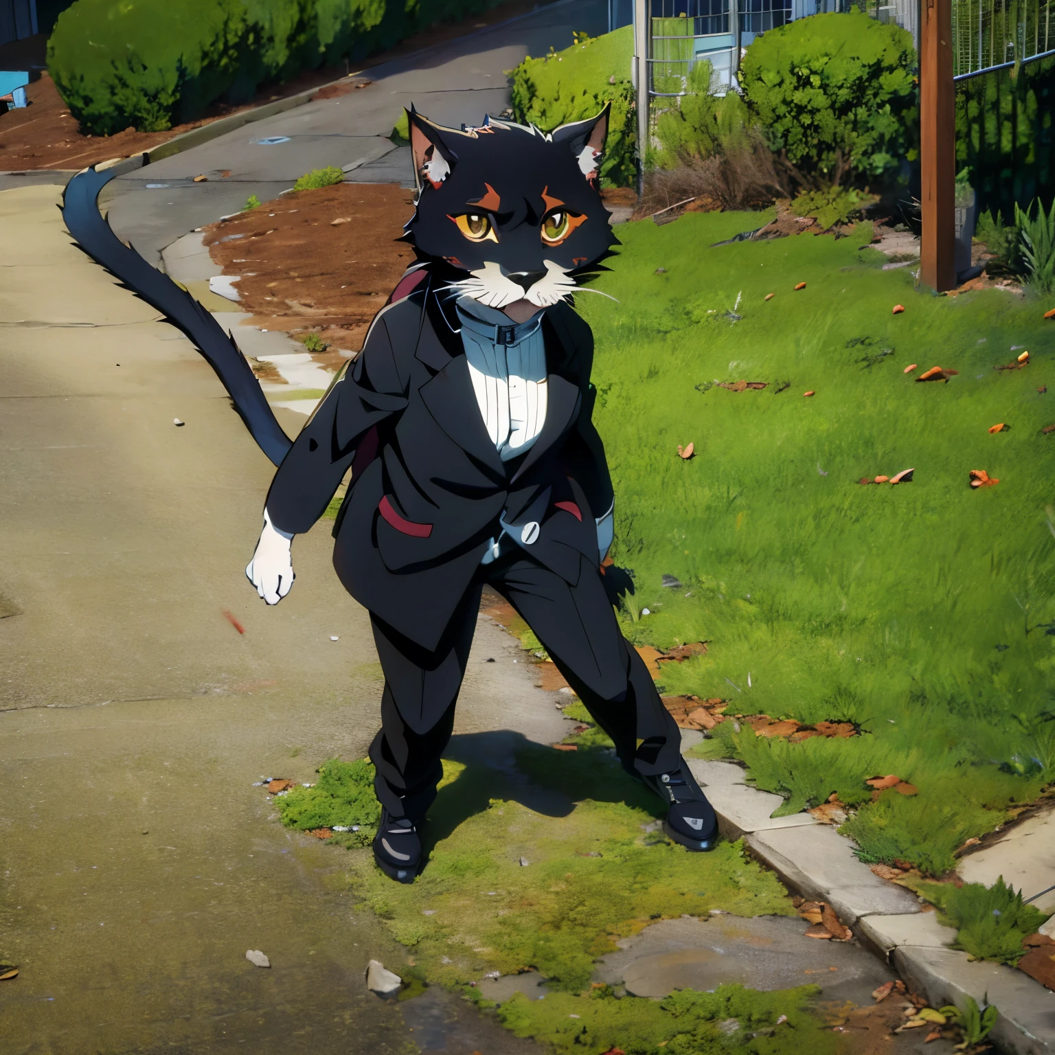 Mafia Furry Cat