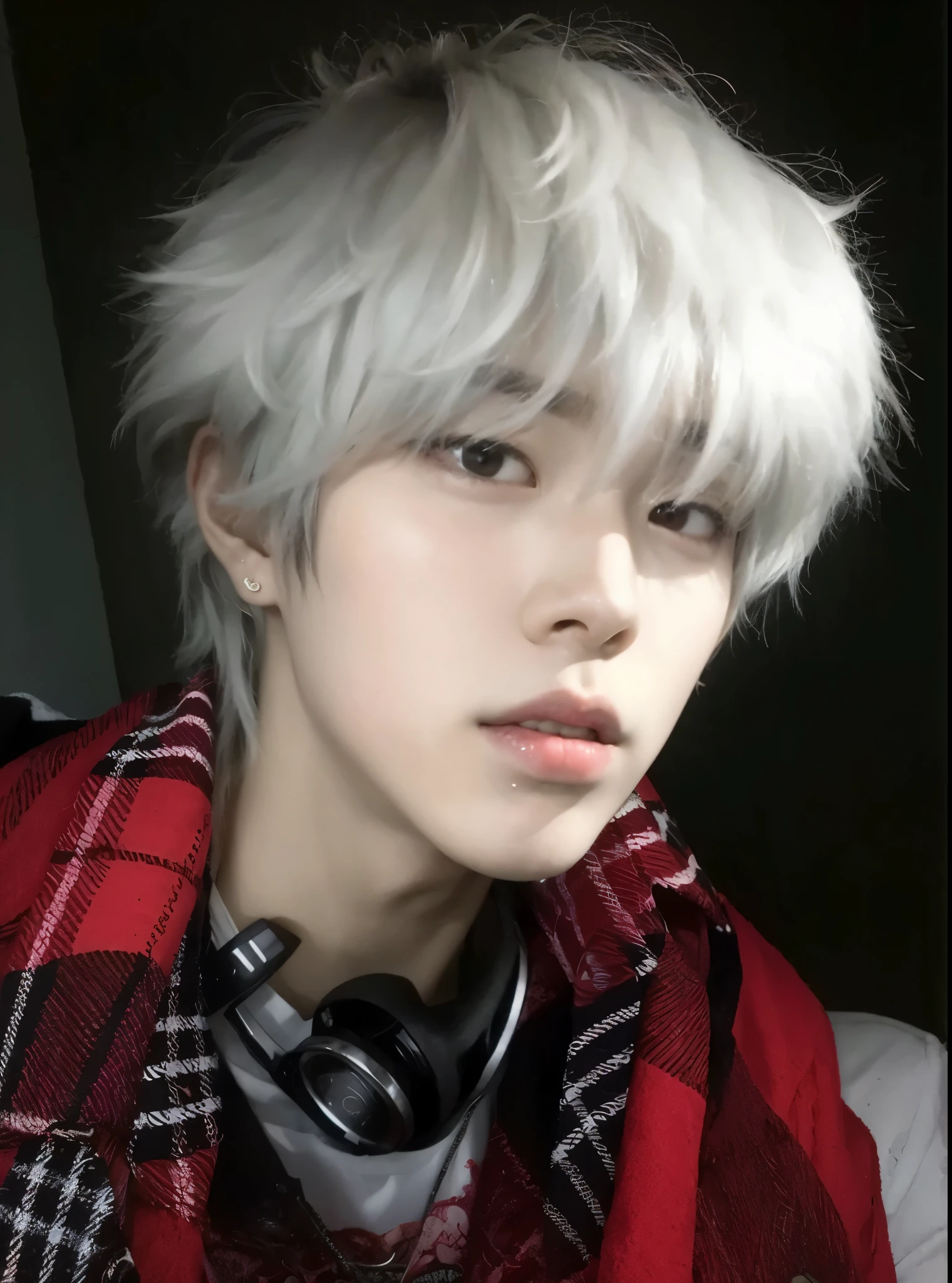 Hyunjun hur actor y idol de kpop mas realismo en el cabello y ropa.